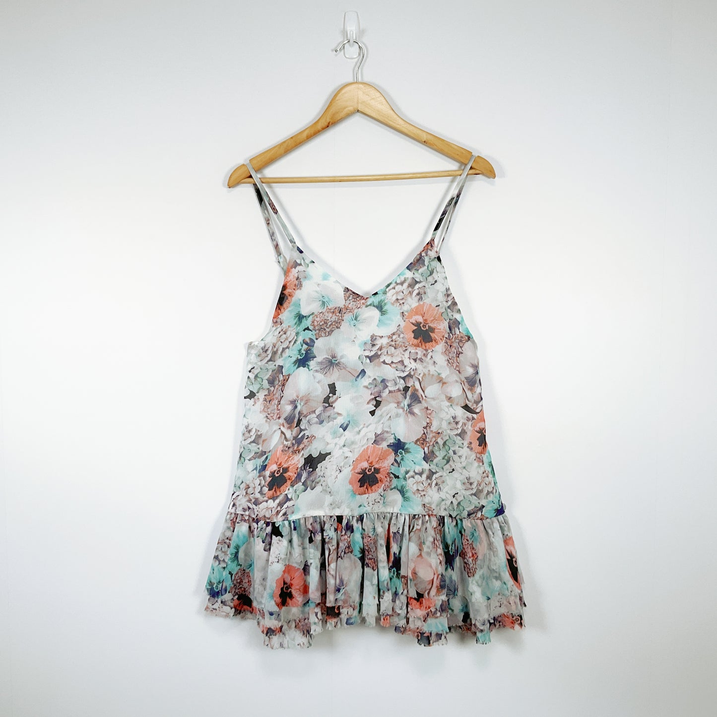 Lioness - Ruffle Floral Tank Top