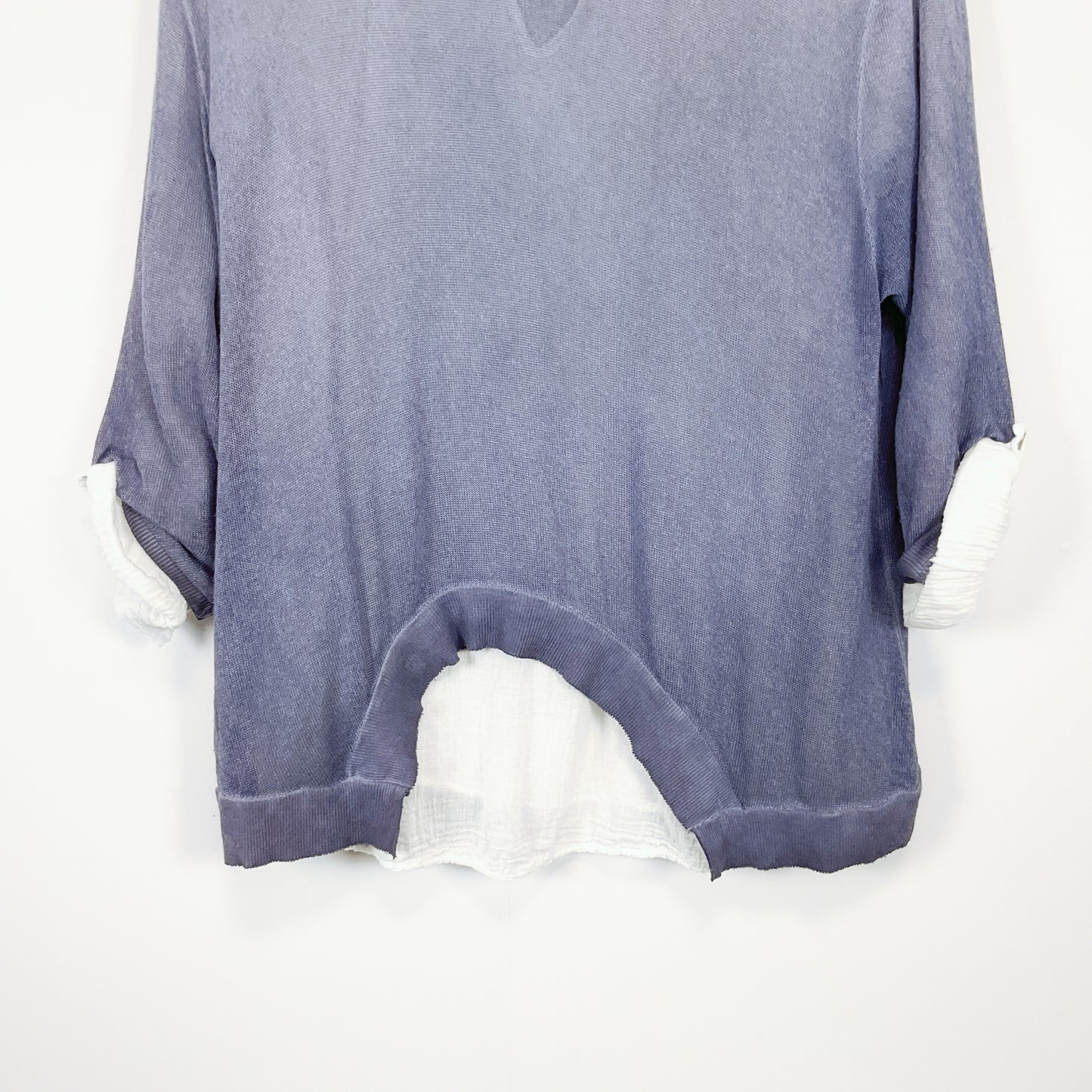 Made in Italy - Chic Cotton/Linen Blouse