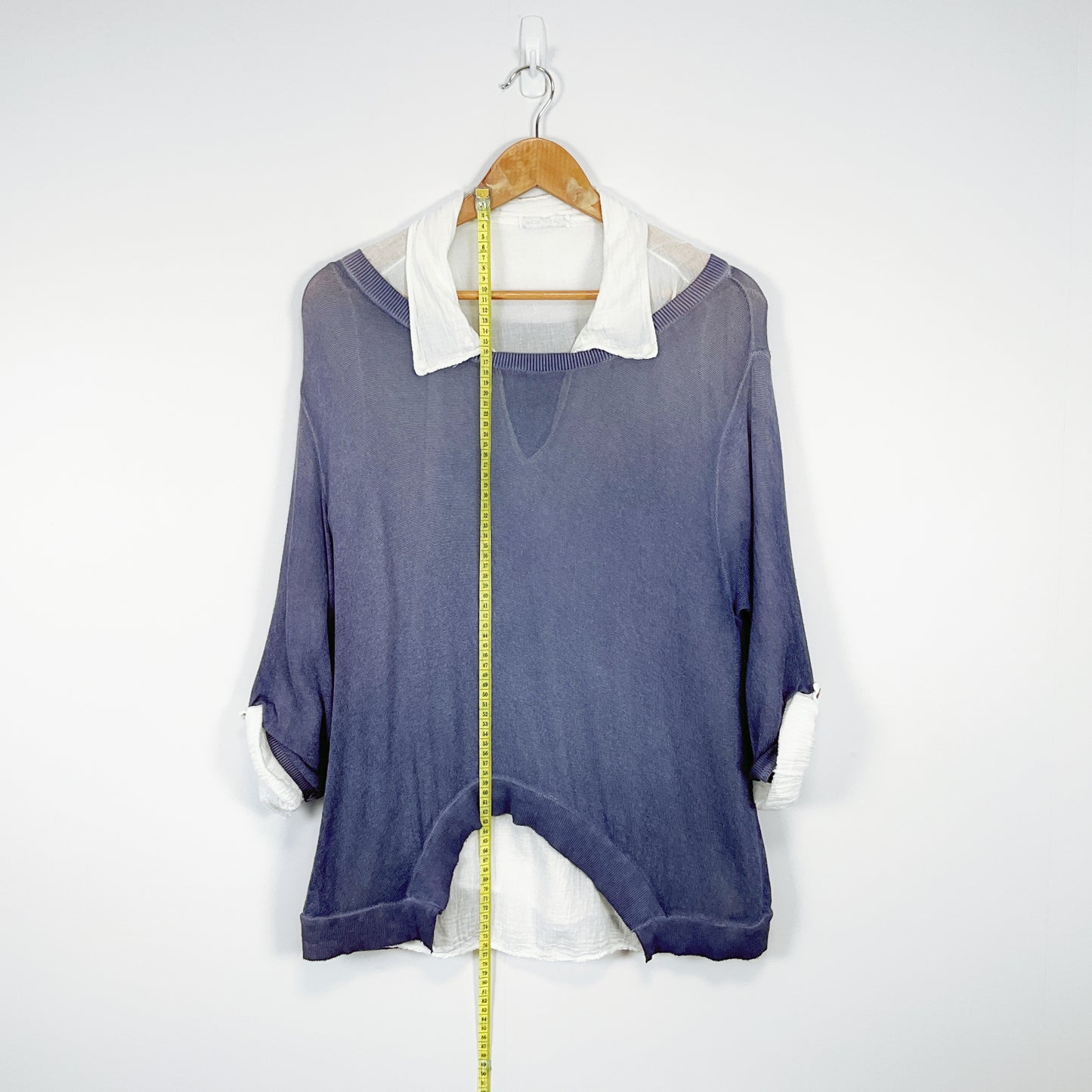 Made in Italy - Chic Cotton/Linen Blouse