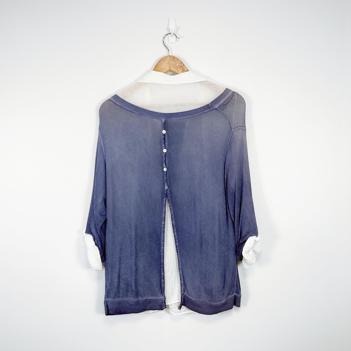 Made in Italy - Chic Cotton/Linen Blouse