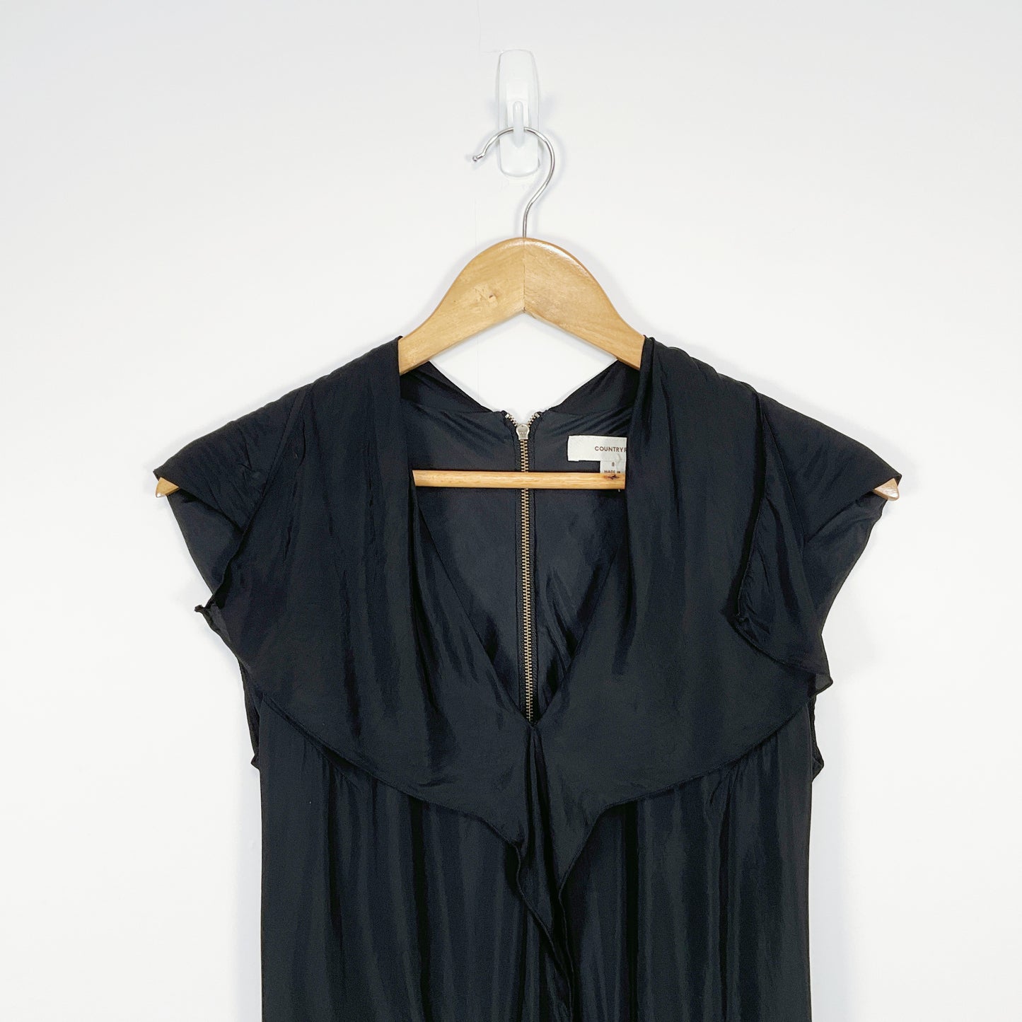 Country Road - Black Silk Dress