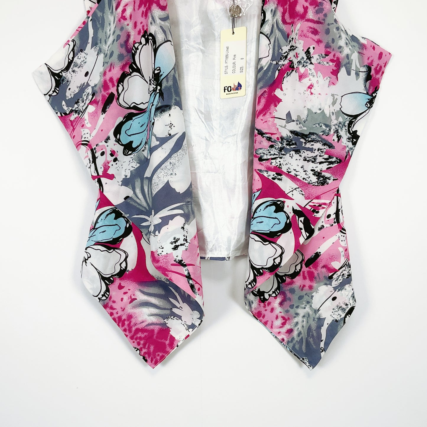 Face Off - Pink Floral Top Vest