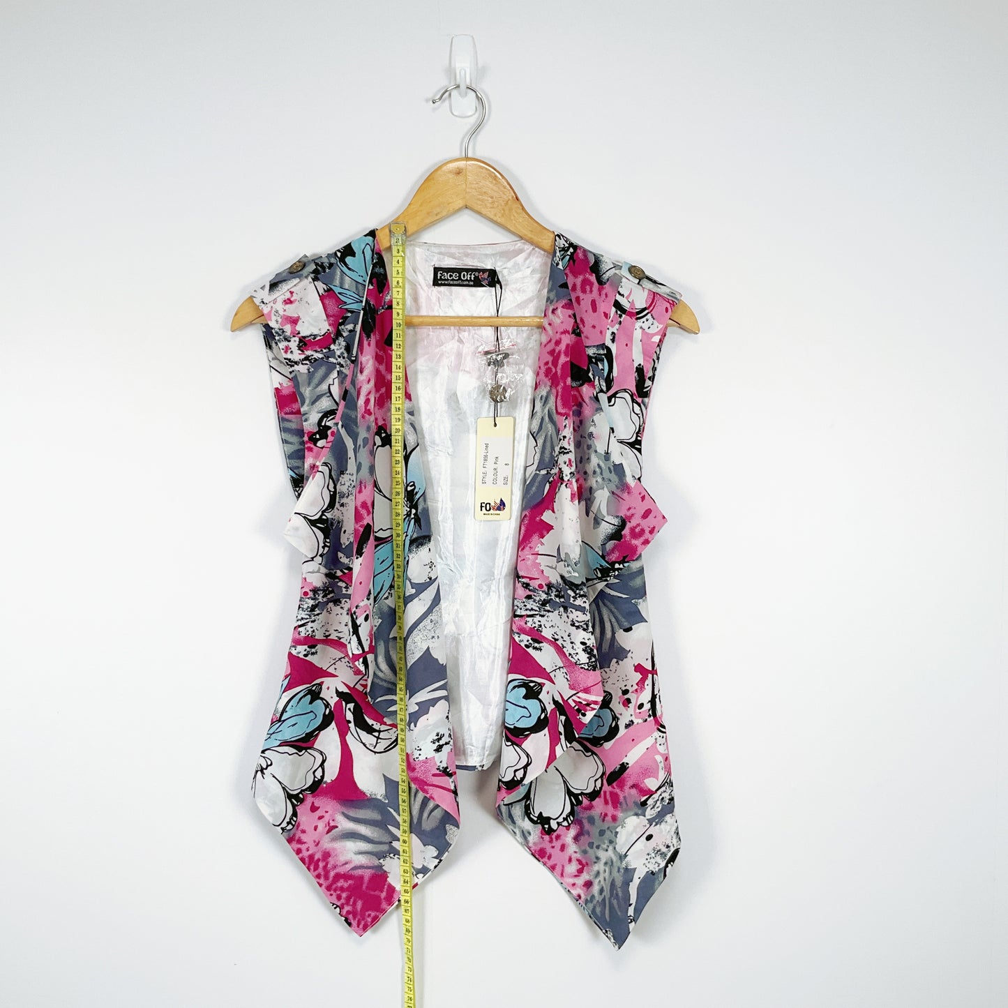 Face Off - Pink Floral Top Vest