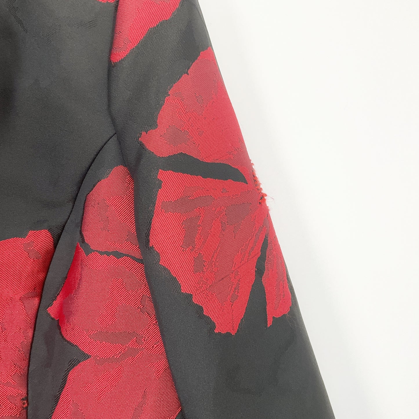Amy Taylor -Red Floral Blazer – Made in NZ