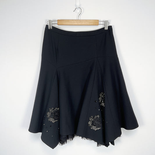 Giorzio - Lace Flare Beaded Skirt