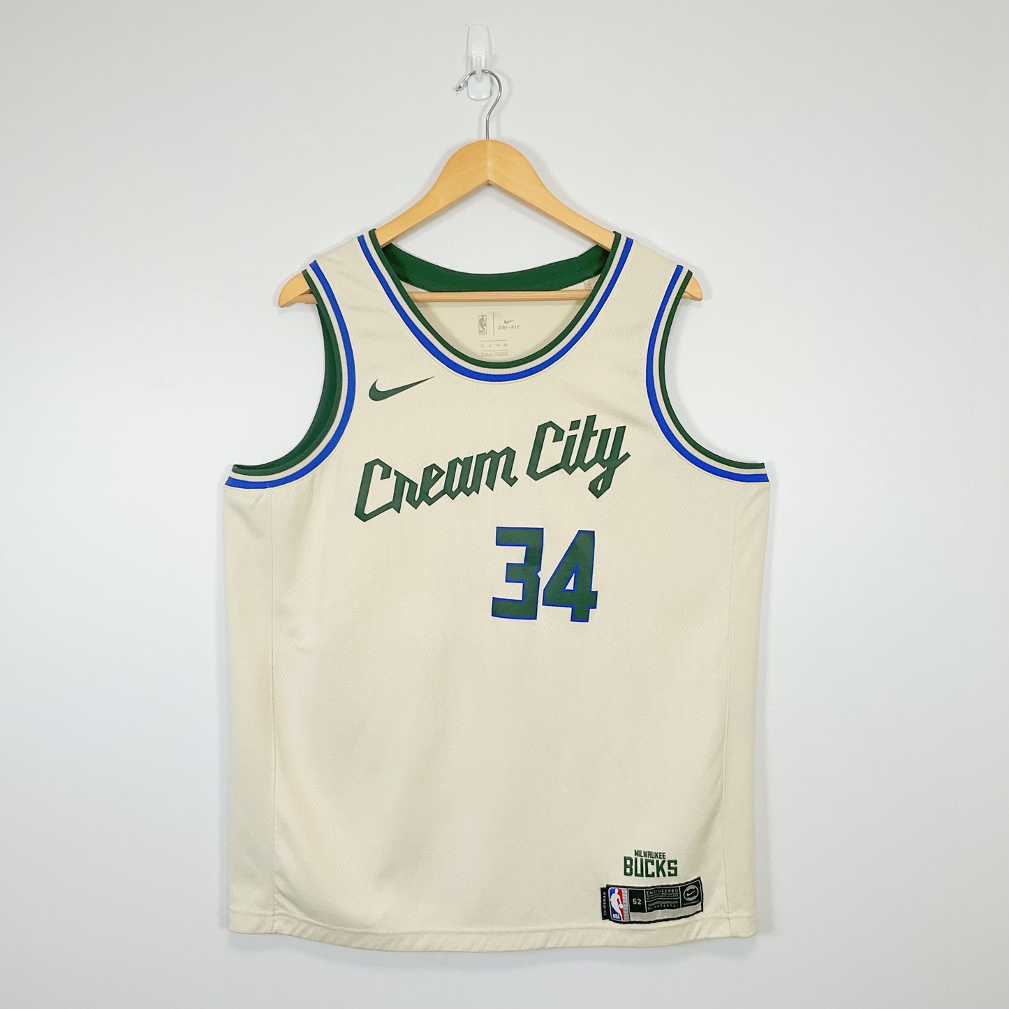 Nike - Milwaukee Bucks Cream City Swingman