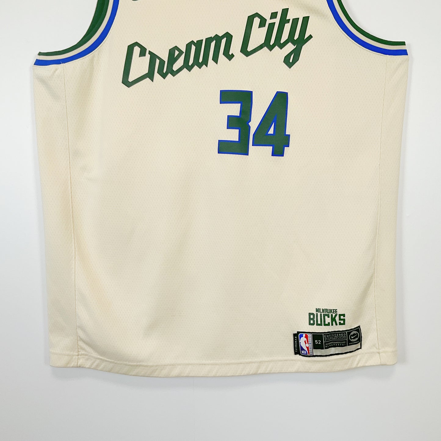 Nike - Milwaukee Bucks Cream City Swingman