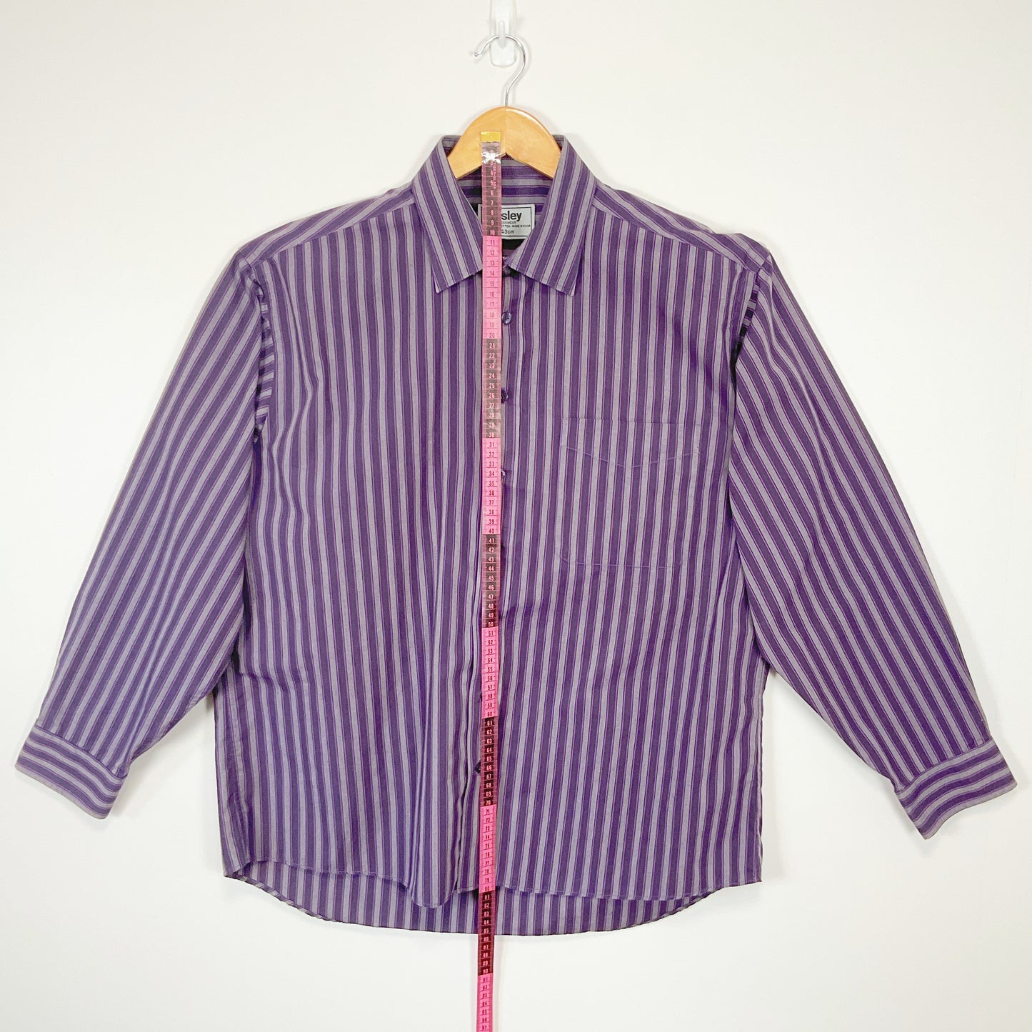 Bisley - Purple Stripe Long Sleeve Shirt