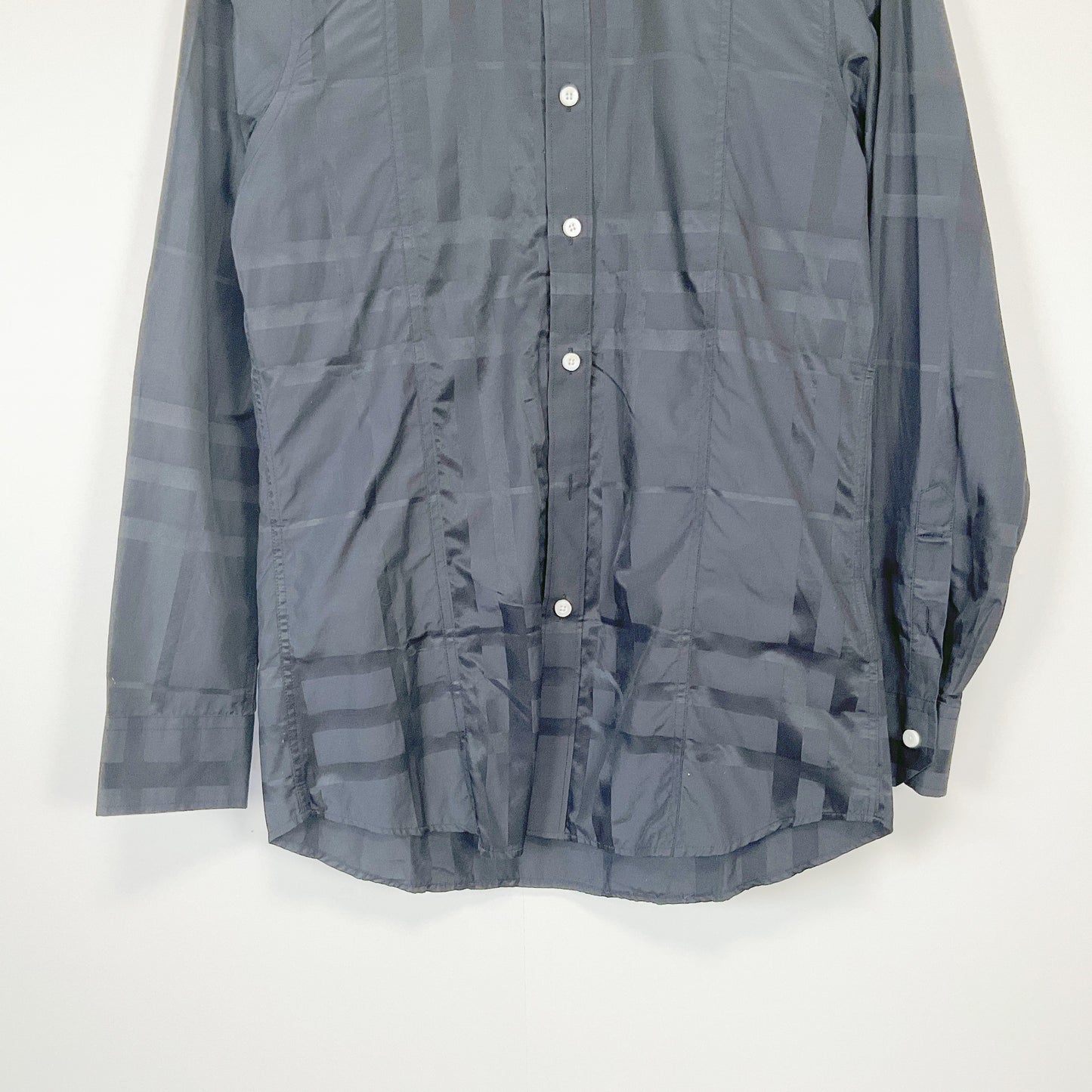 Burberry - Long Sleeve Black Shirt