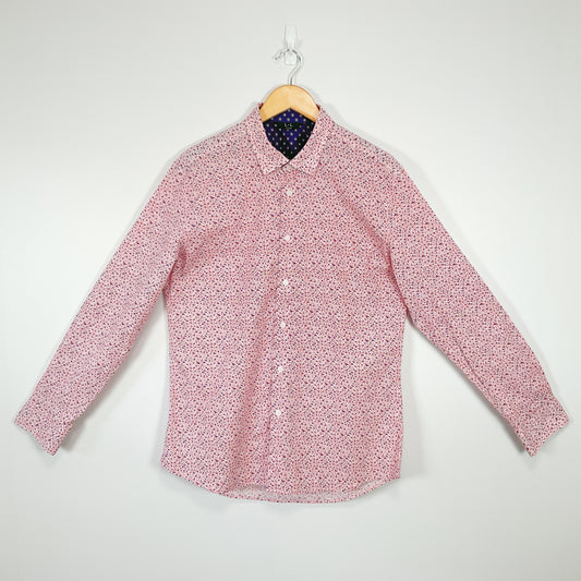 L+L - Floral All Over Print Pink Long Sleeve Shirt