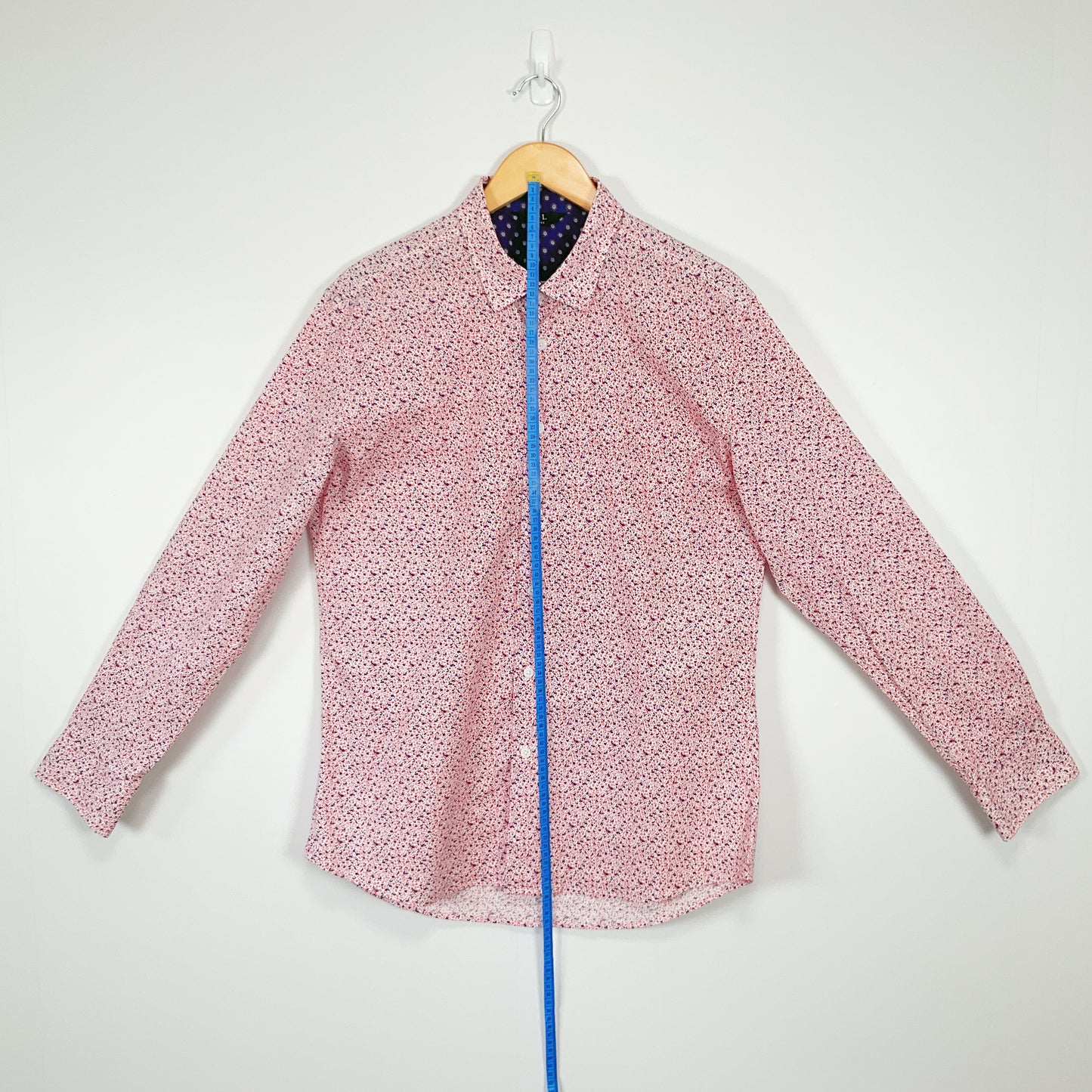 L+L - Floral All Over Print Pink Long Sleeve Shirt