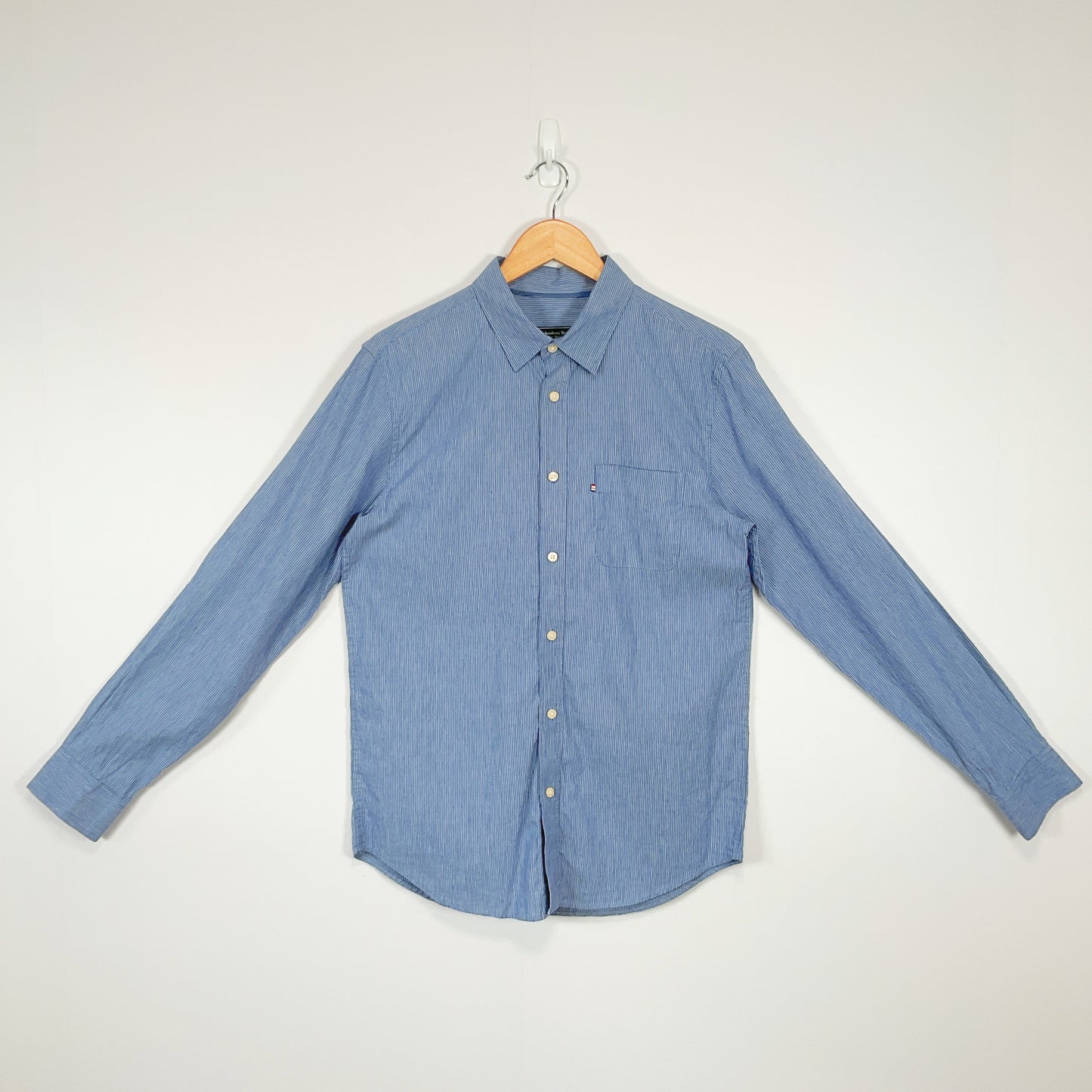 The Academy Brand - Men's Long Sleeve Blue Shirt