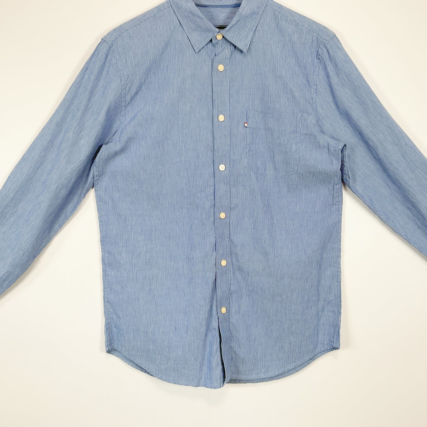 The Academy Brand - Men's Long Sleeve Blue Shirt