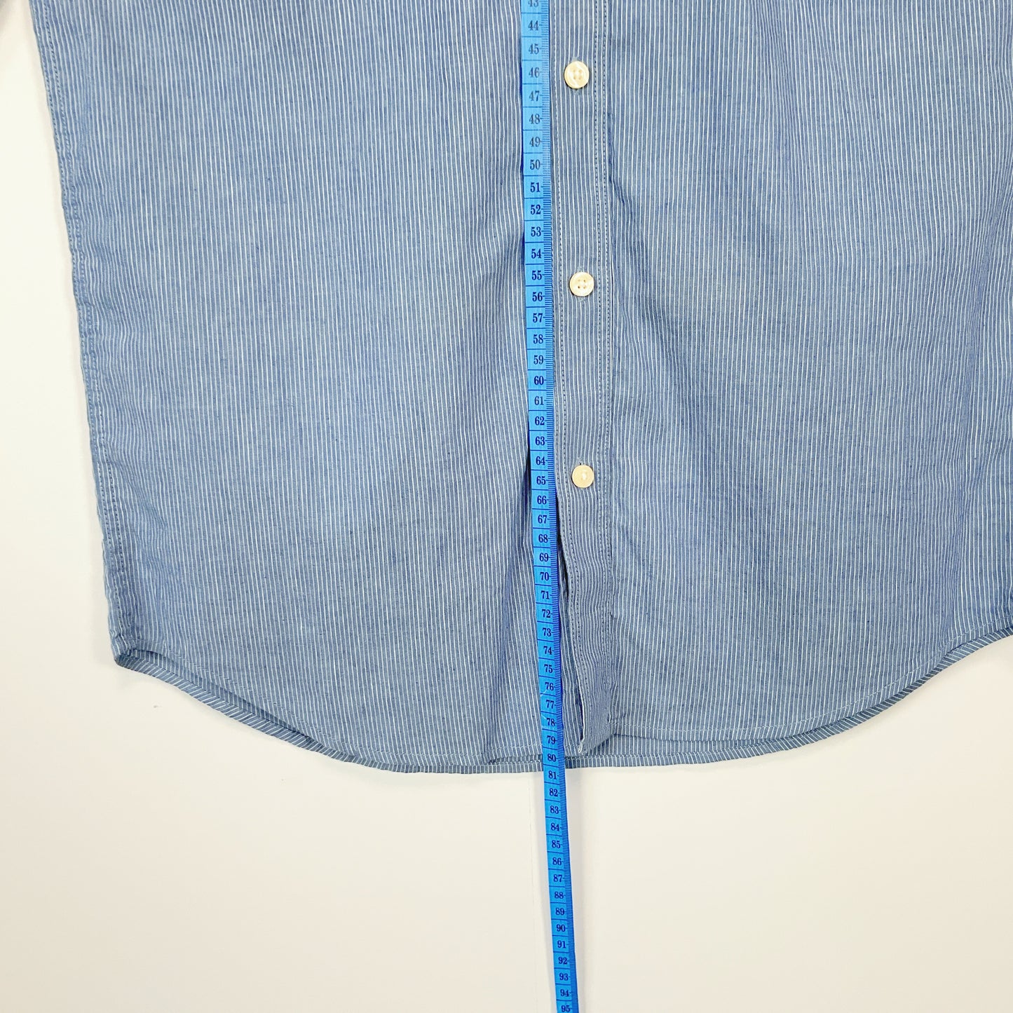 The Academy Brand - Men's Long Sleeve Blue Shirt