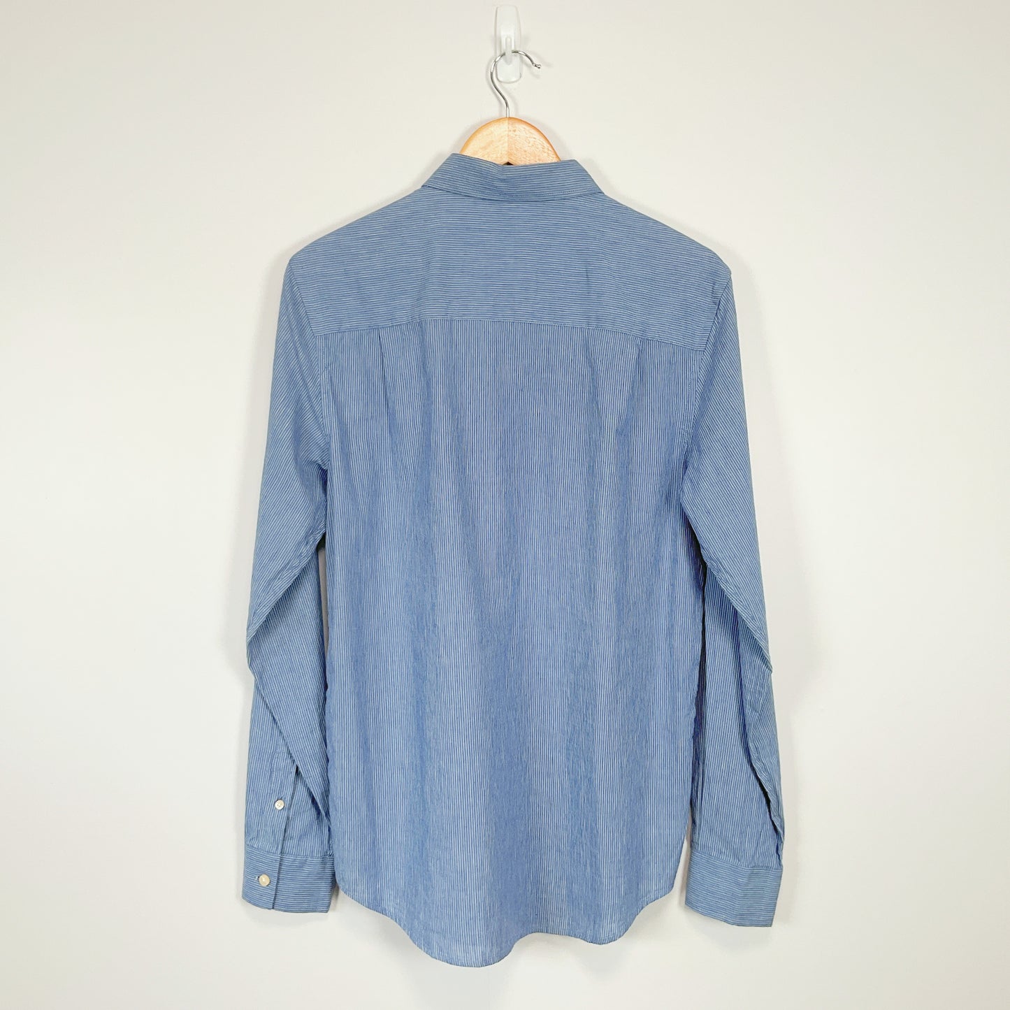 The Academy Brand - Men's Long Sleeve Blue Shirt