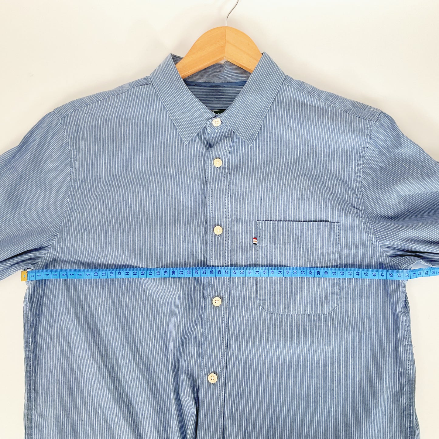The Academy Brand - Men's Long Sleeve Blue Shirt