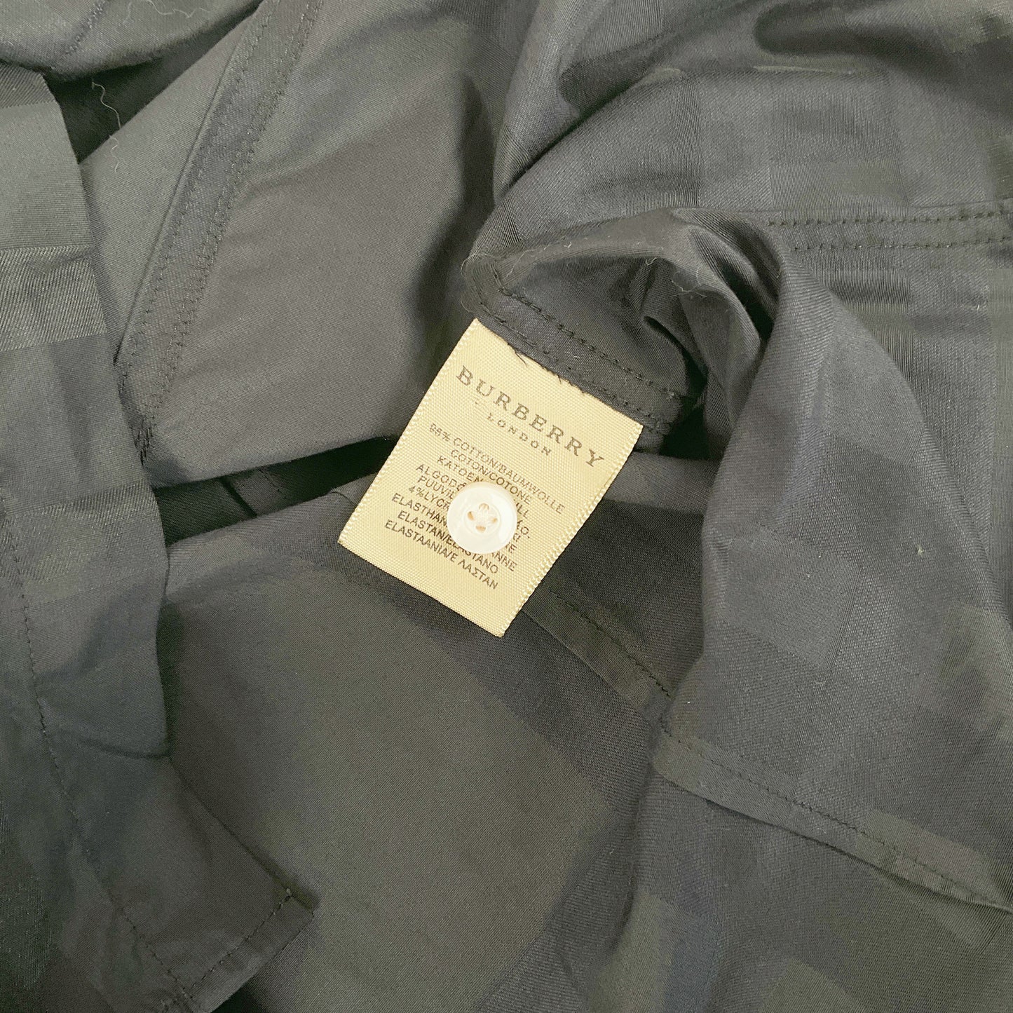Burberry - Long Sleeve Black Shirt