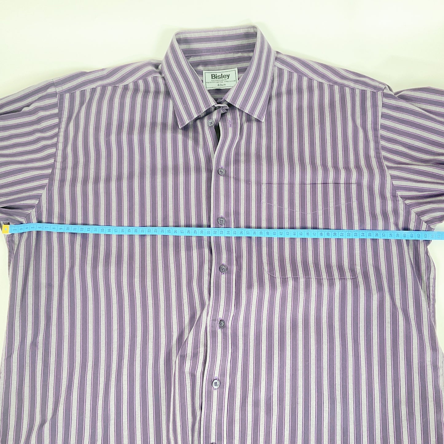 Bisley - Purple Stripe Long Sleeve Shirt