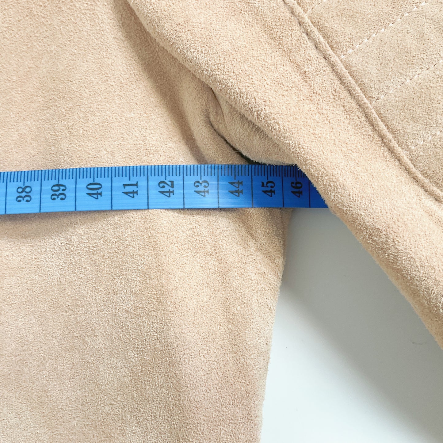 EMERGE - Blush Suede Moto Jacket