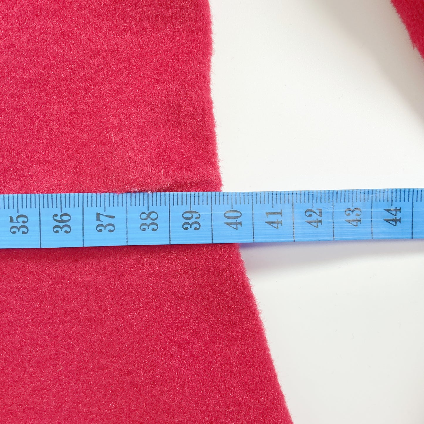 DRESSFO - Faux Fur Trim Red Coat