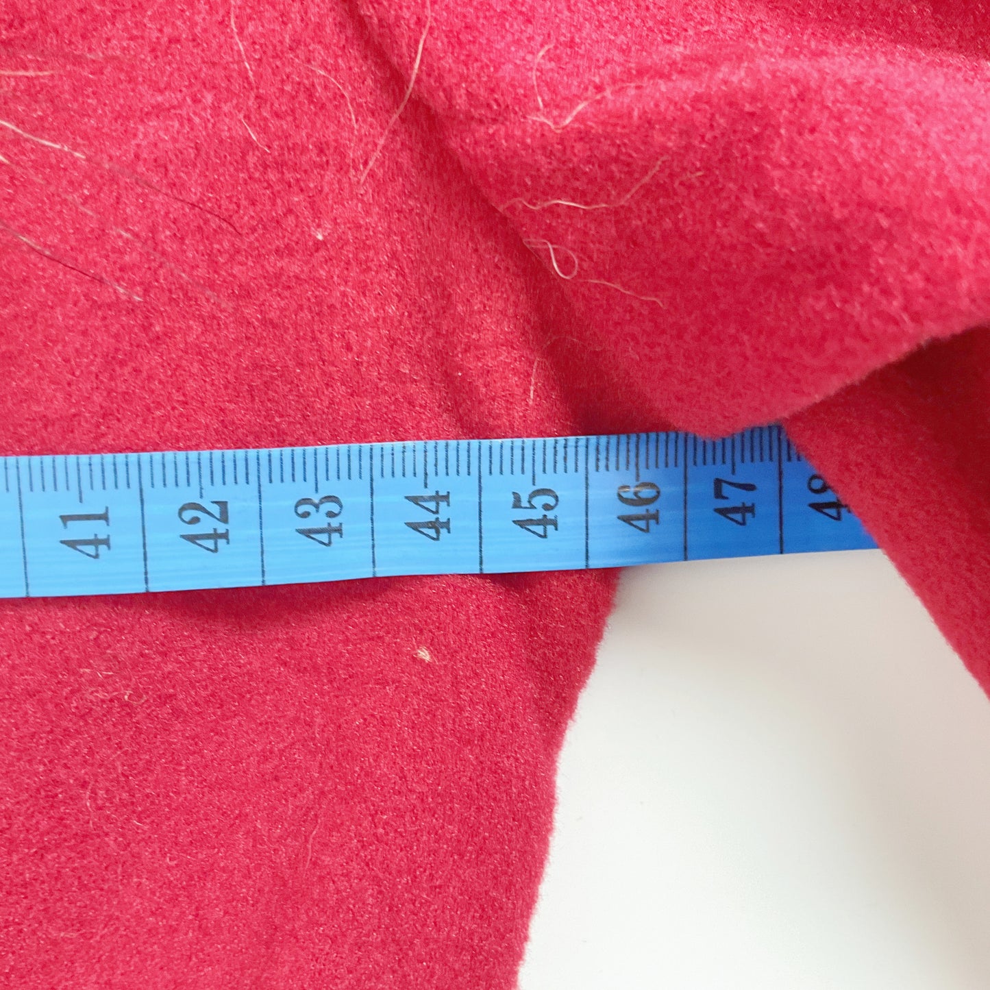 DRESSFO - Faux Fur Trim Red Coat