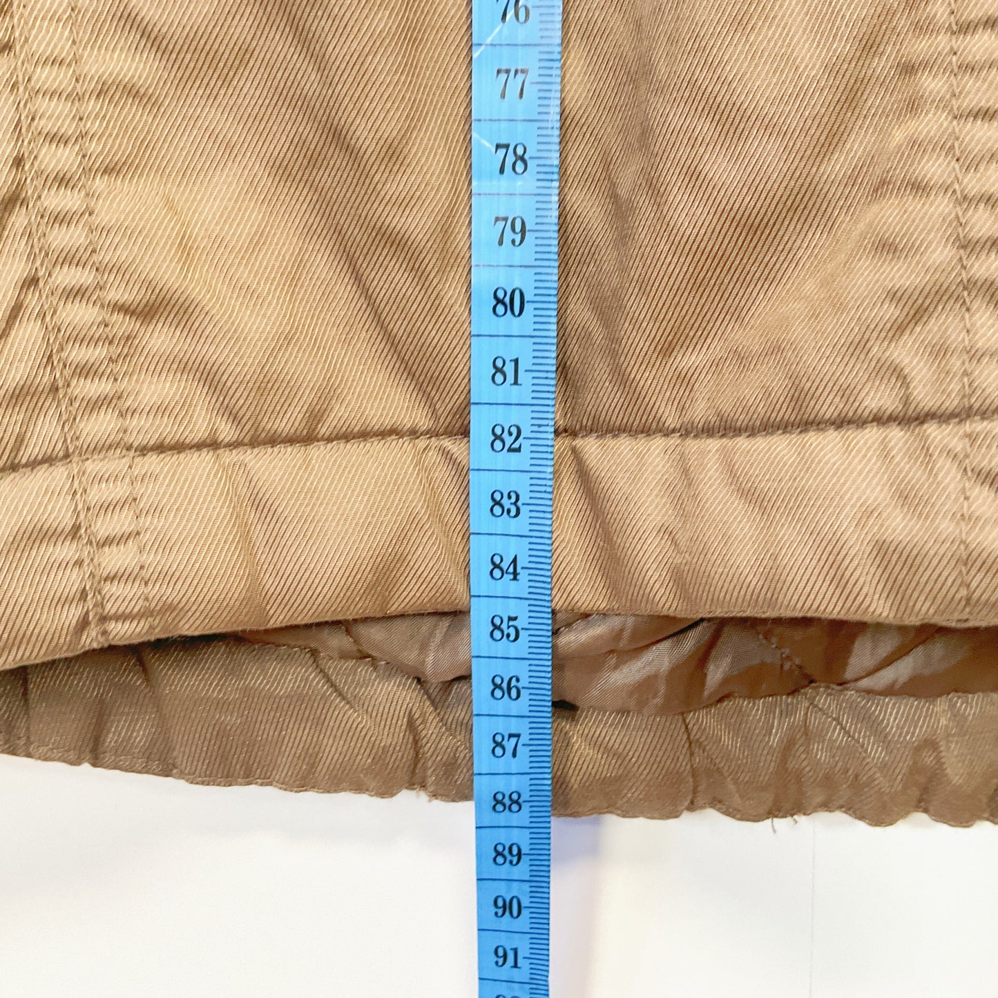 NEXT - Khaki Hooded Parka Coat With Faux Fur Trim