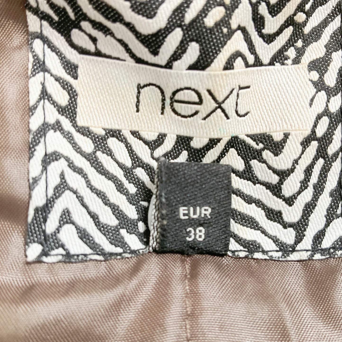 NEXT - Khaki Hooded Parka Coat With Faux Fur Trim