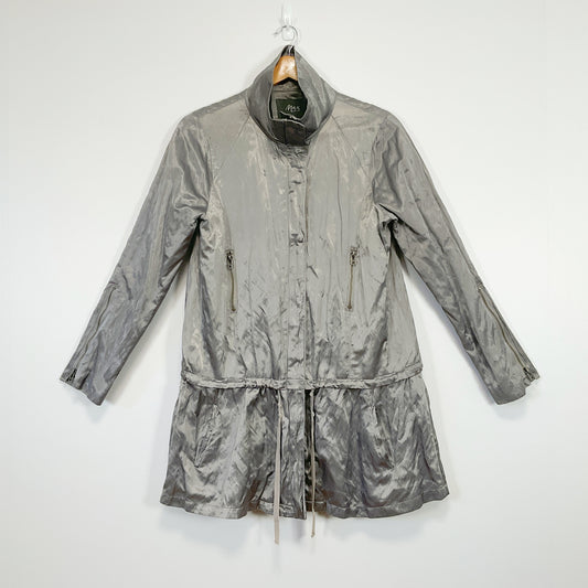 MAX - Metallic Drawstring Windbreak Jacket