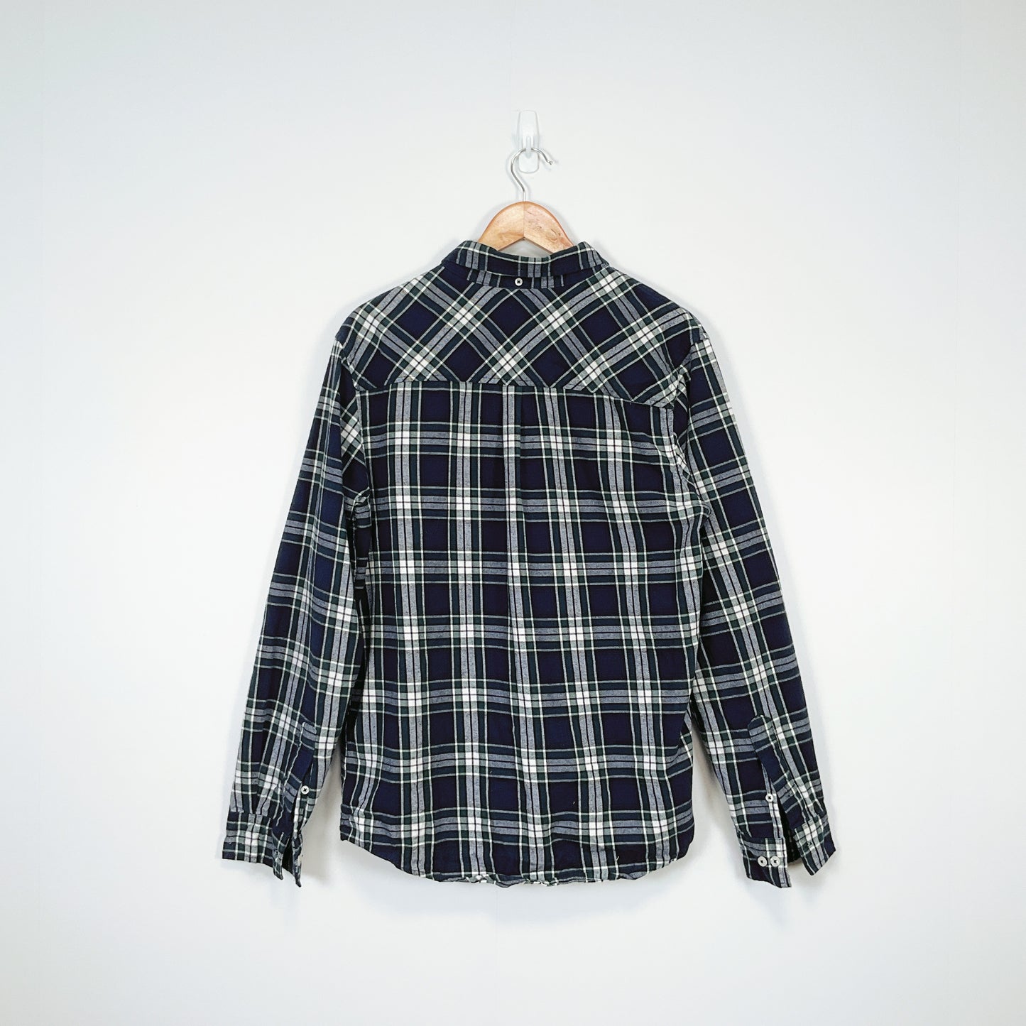 Huffer - Green & Blue check shirt