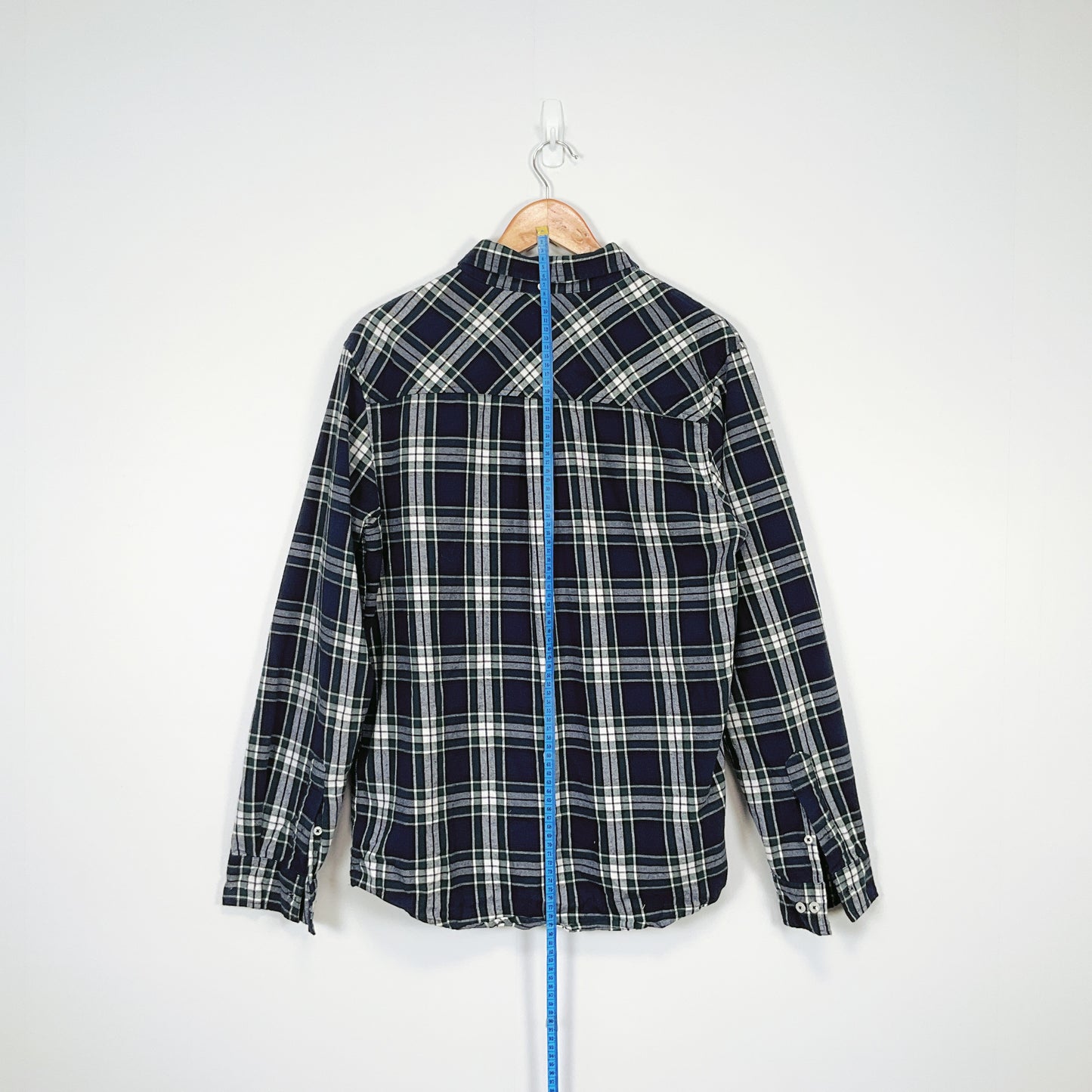 Huffer - Green & Blue check shirt