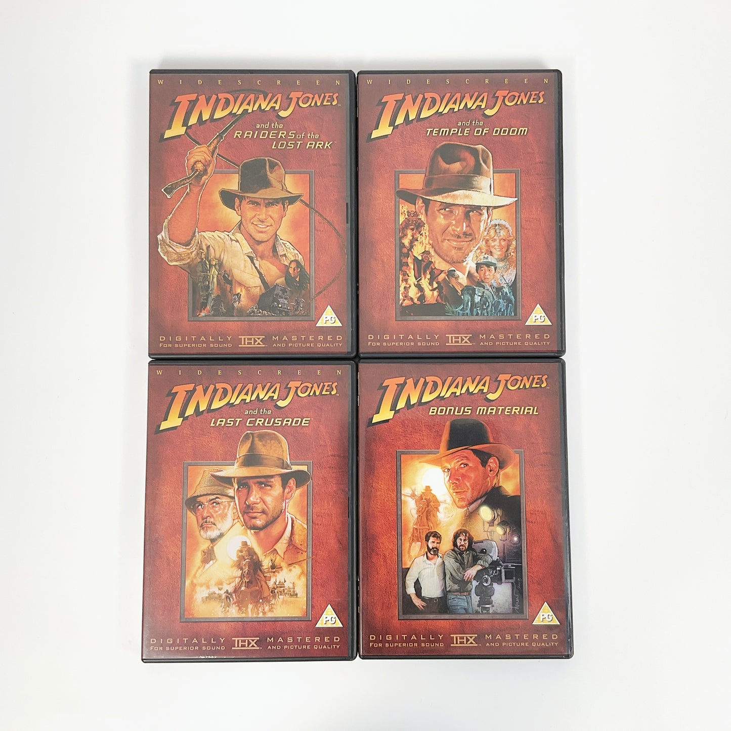 INDIANA JONES - The Complete DVD Movie Collection - 4 Disc Set