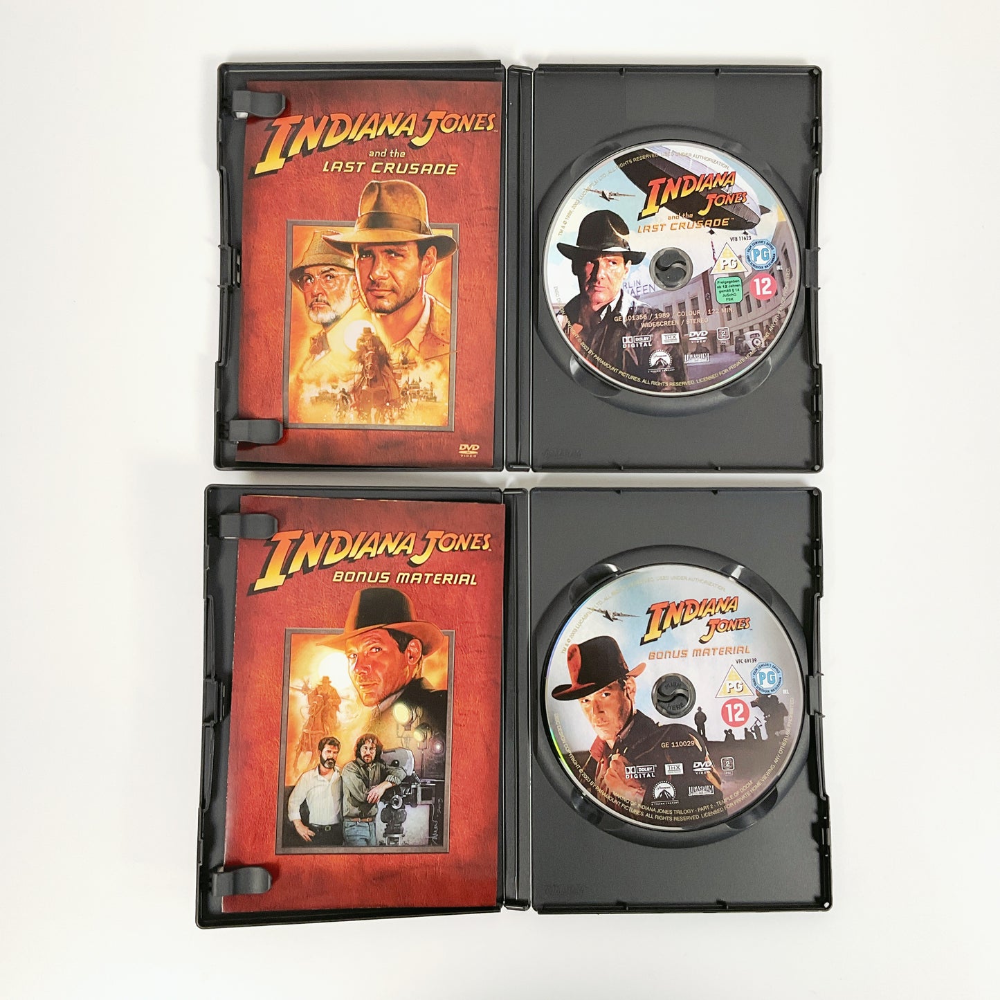 INDIANA JONES - The Complete DVD Movie Collection - 4 Disc Set