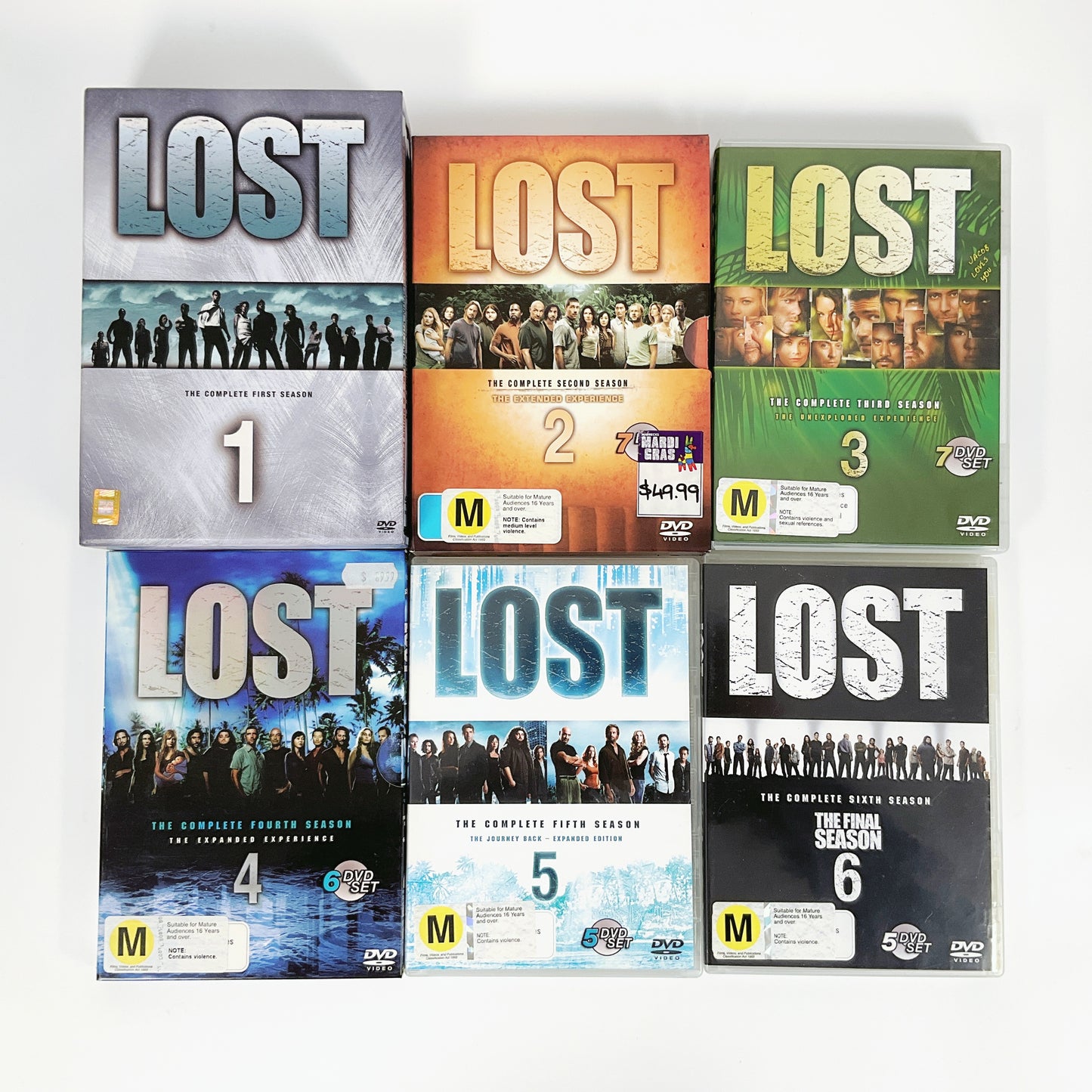 LOST - The Complete Seasons 1-6 - 37 Disc DVD Set