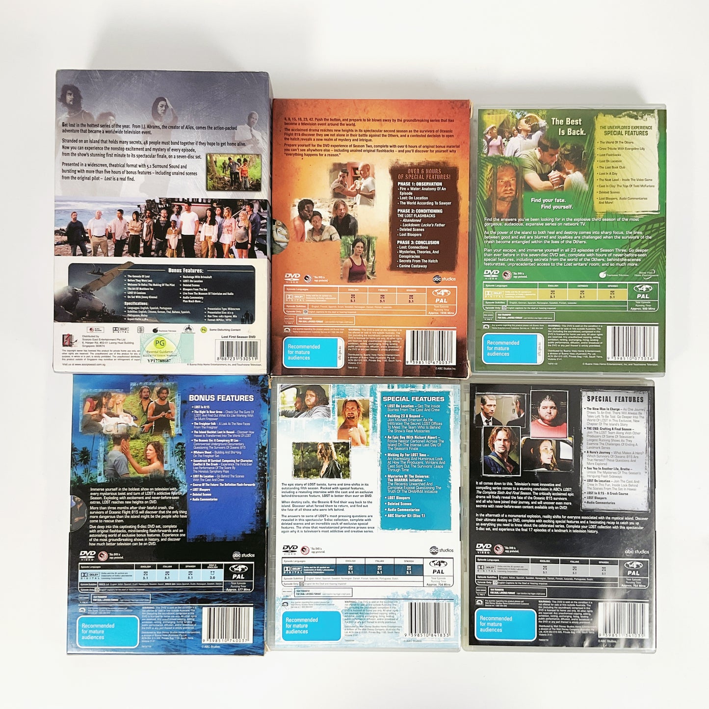 LOST - The Complete Seasons 1-6 - 37 Disc DVD Set