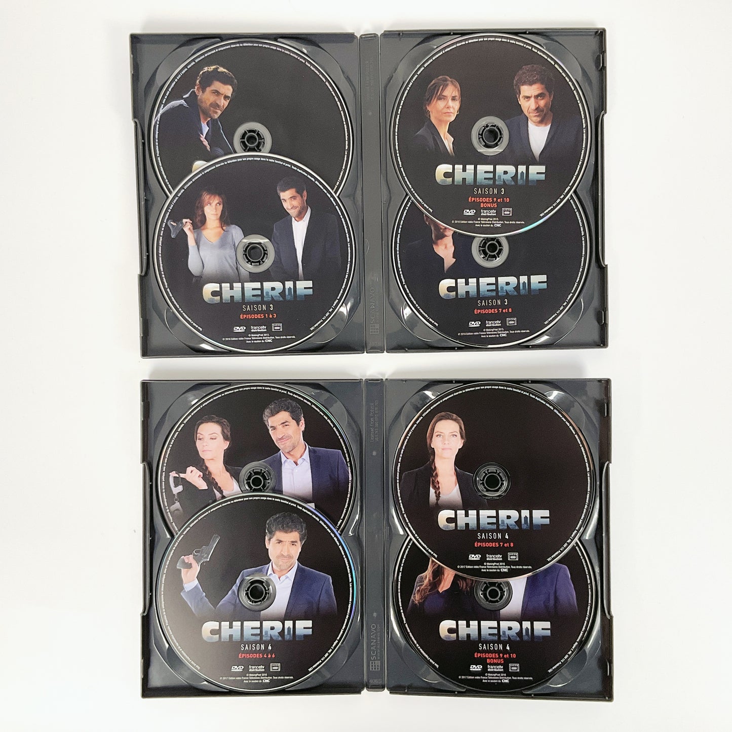 CHERIF - The Complete Seasons 1-6 - 23 Disc DVD Set (French Version)
