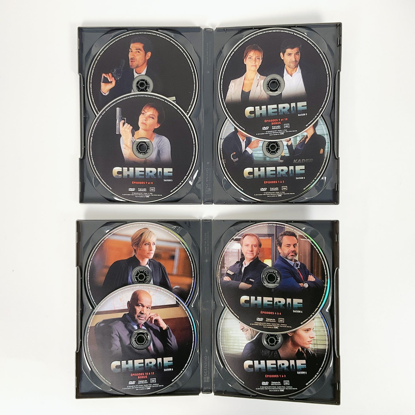 CHERIF - The Complete Seasons 1-6 - 23 Disc DVD Set (French Version)