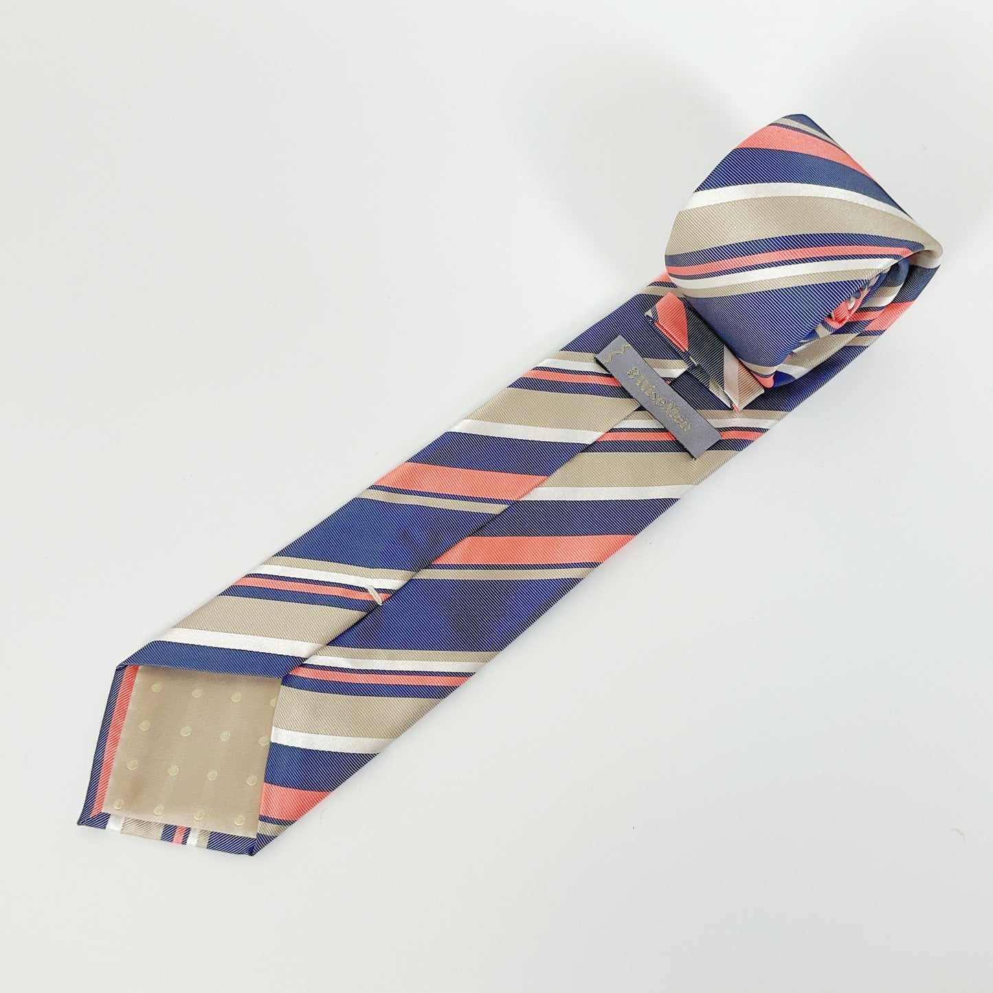 3 Wise Men - Diagonal Stripe Silk Tie