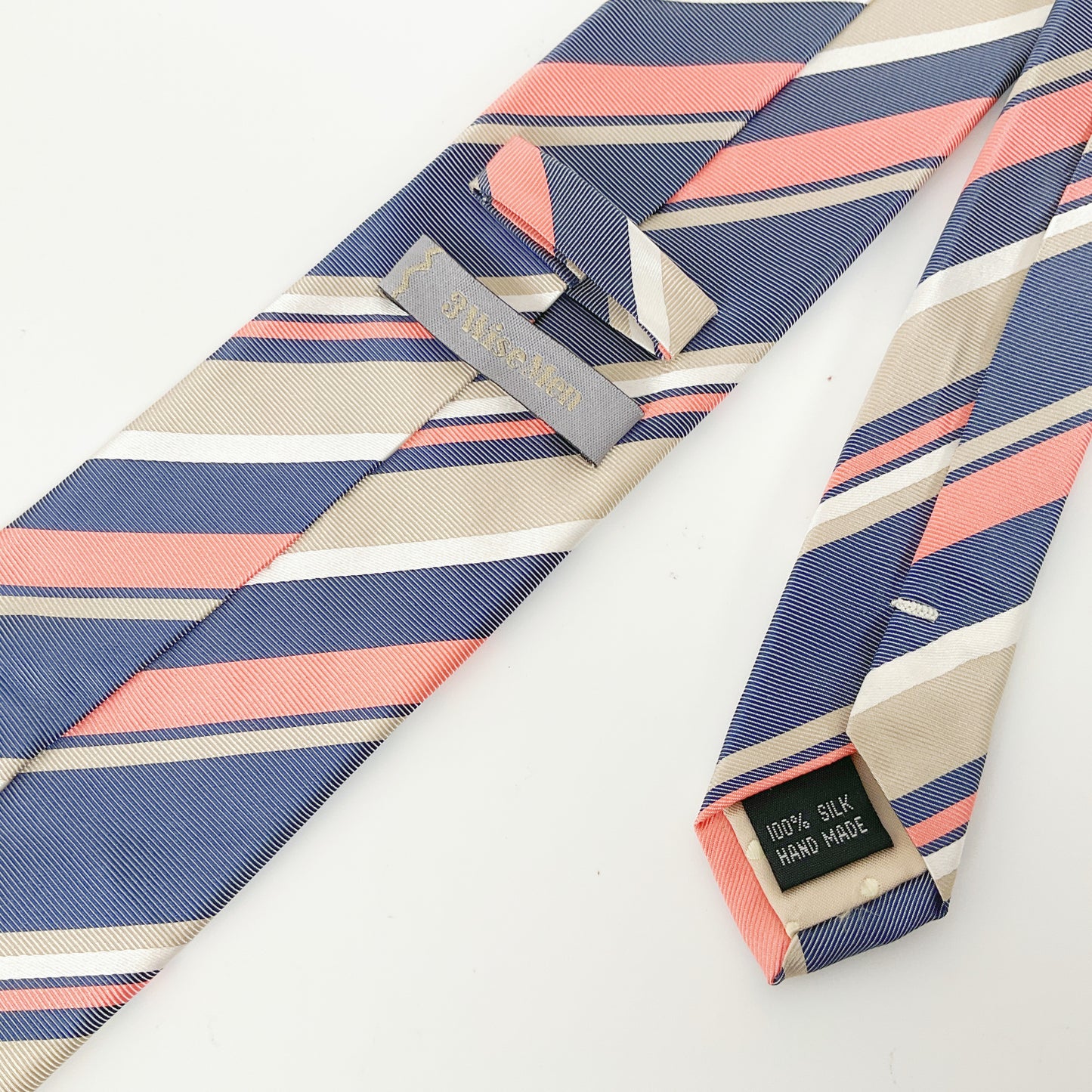 3 Wise Men - Diagonal Stripe Silk Tie