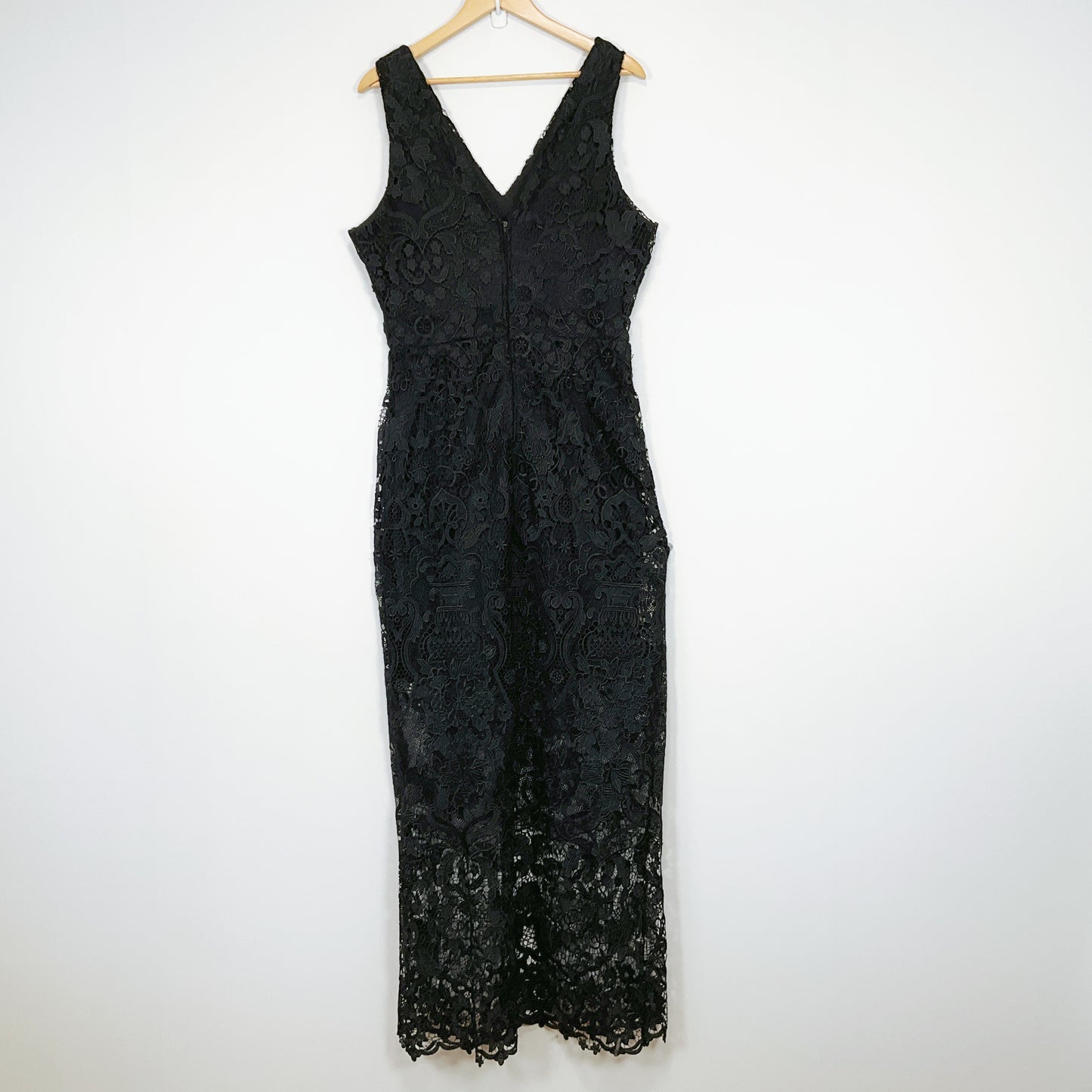 Pagani - Below-Knee Black Lace Dress