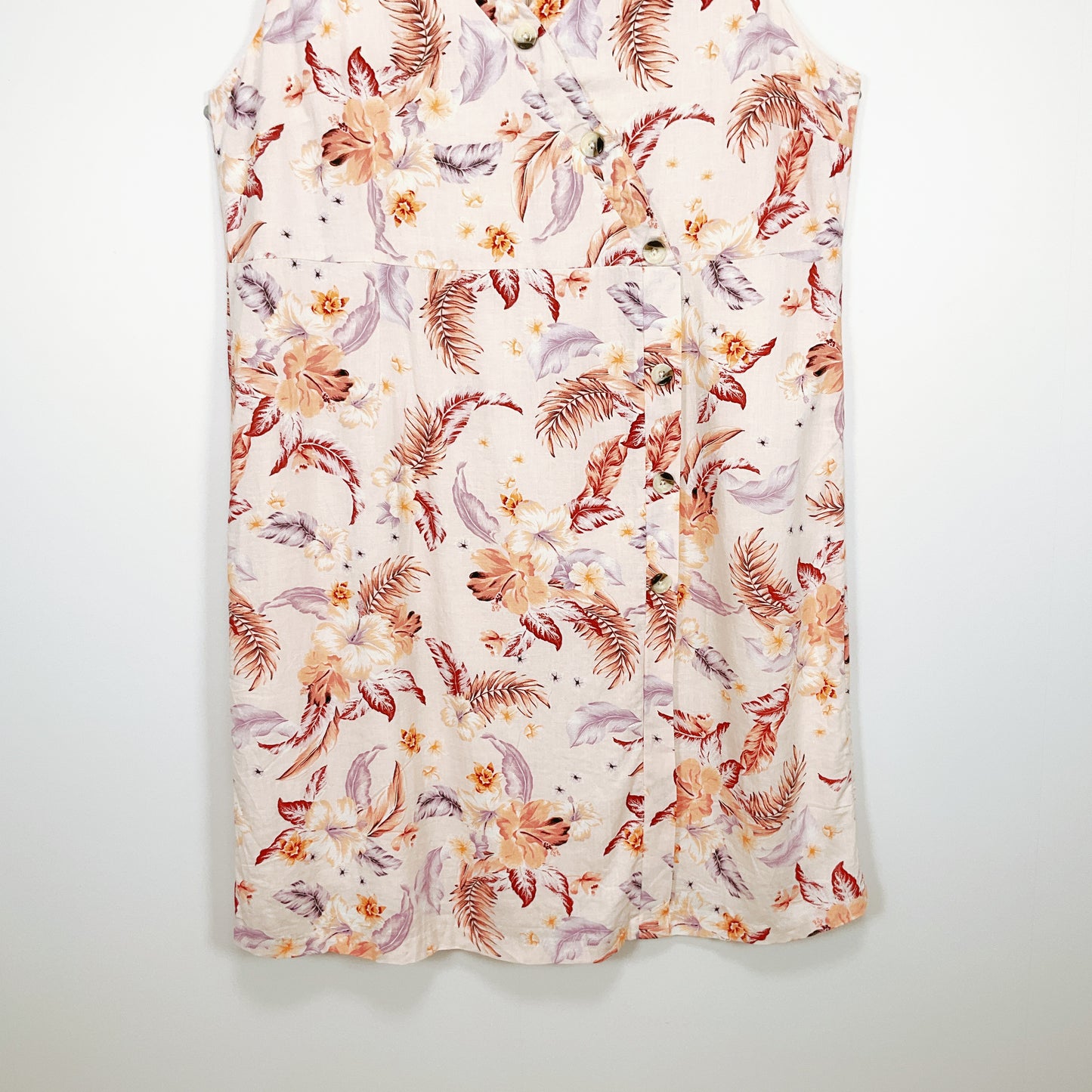 W.LANE - Linen Assy Button Dress