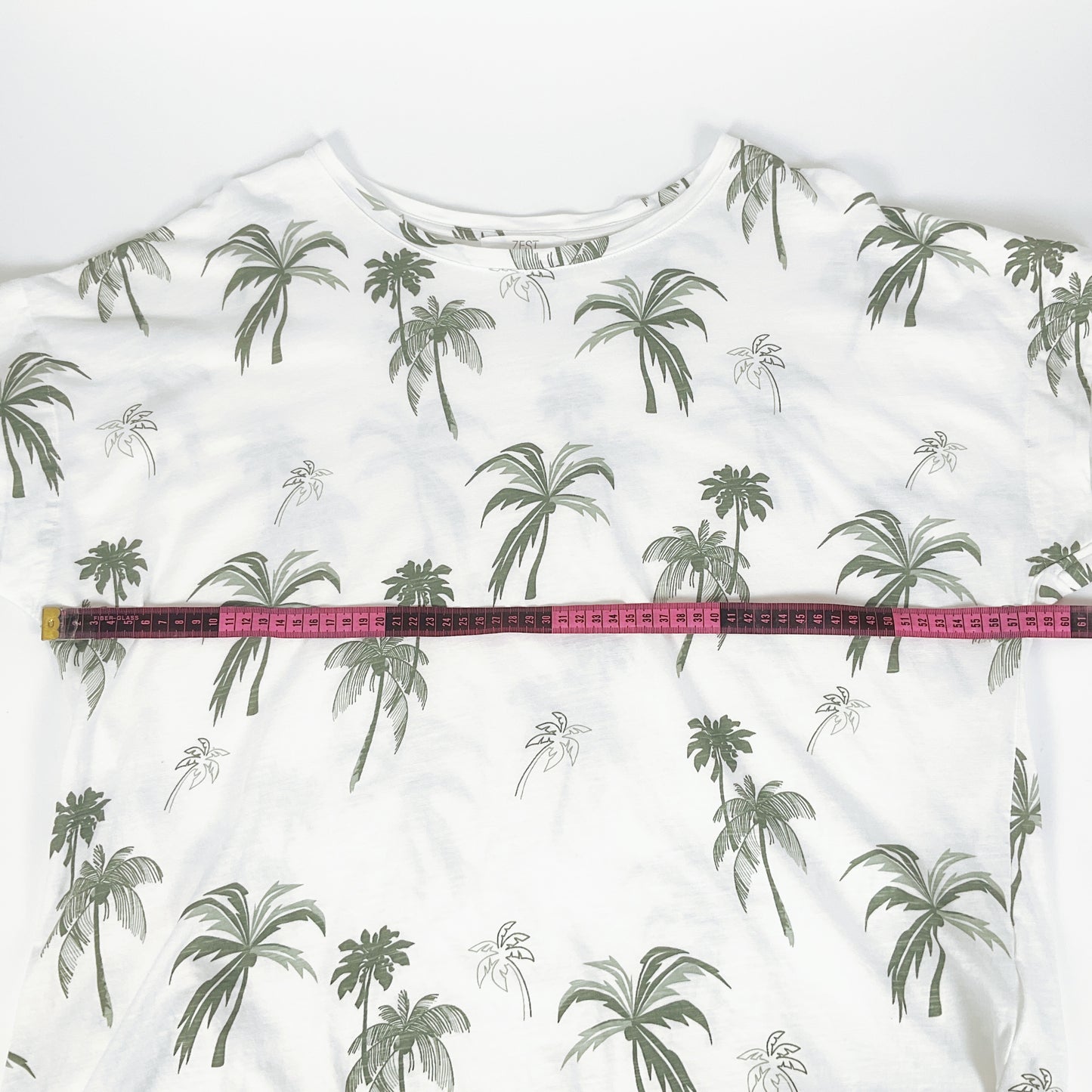 ZEST - White Palms Crewneck Top