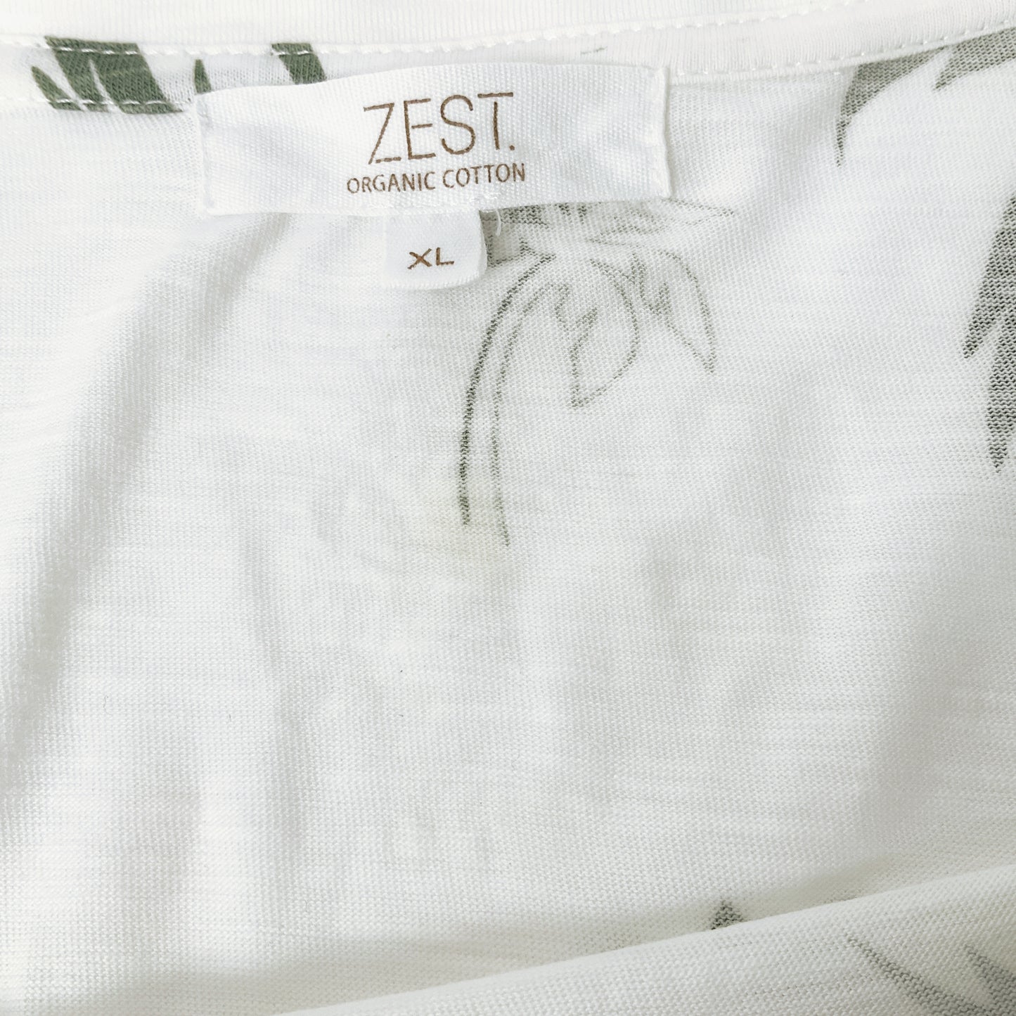 ZEST - White Palms Crewneck Top
