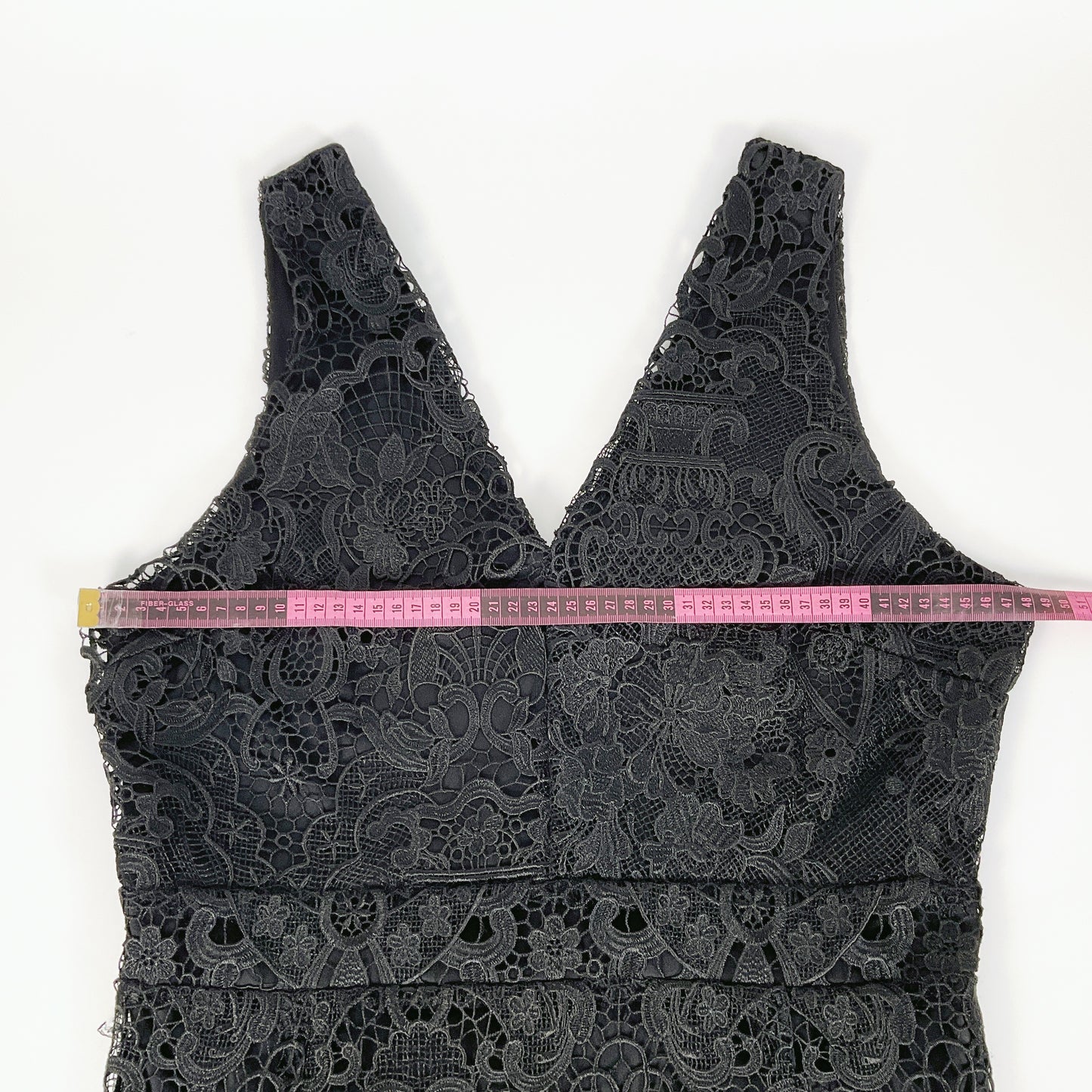 Pagani - Below-Knee Black Lace Dress