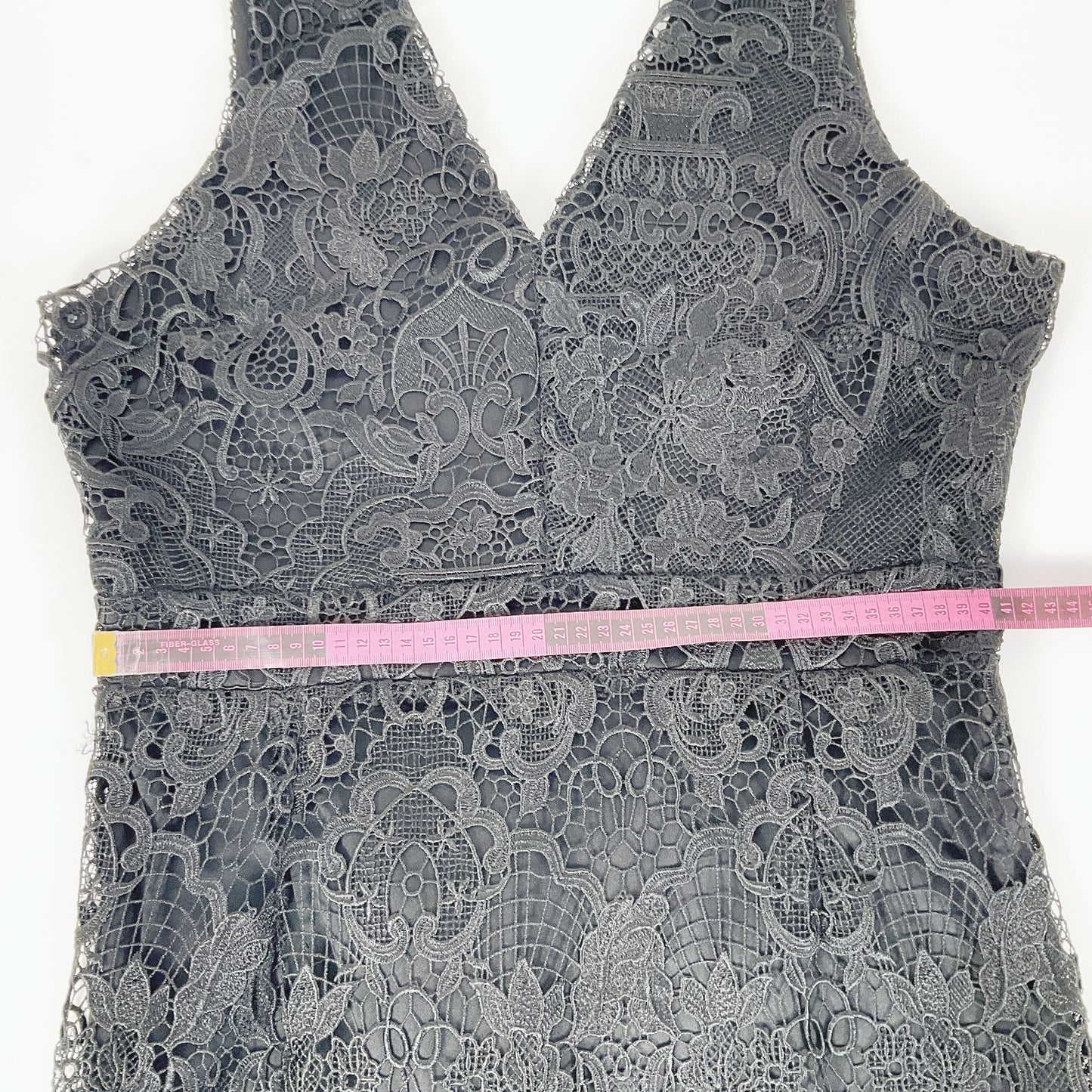 Pagani - Below-Knee Black Lace Dress