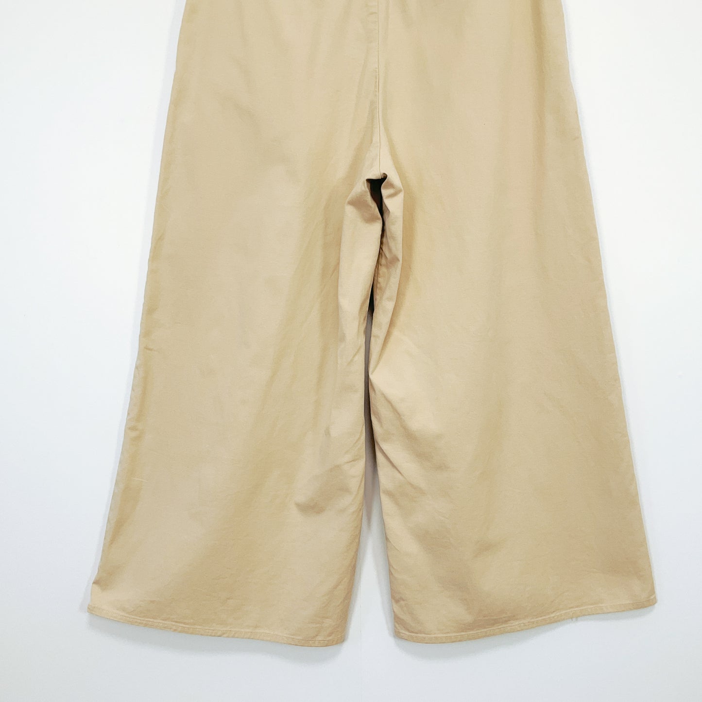 Urban Revivo - Wide-Leg Belted Trousers – Beige