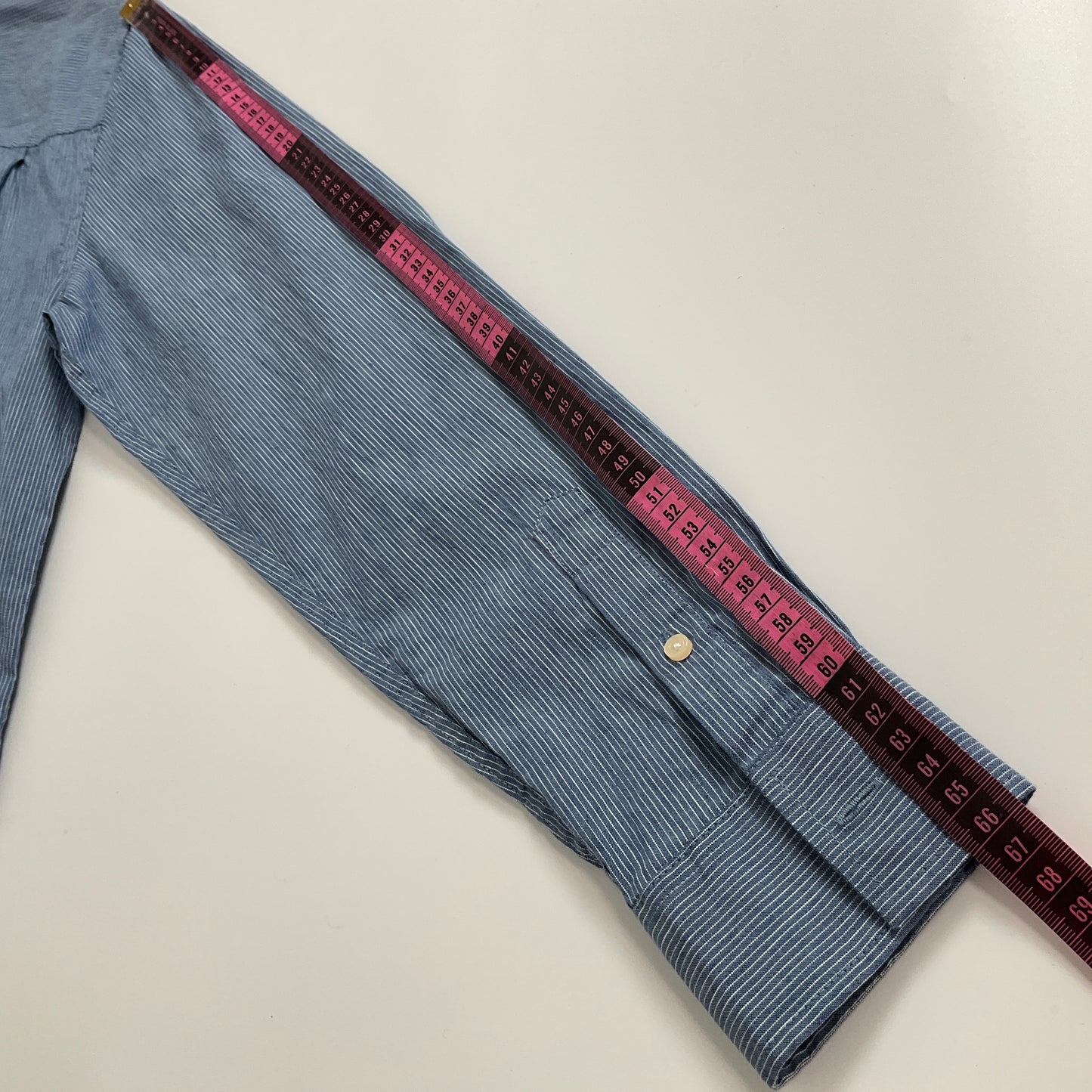 The Academy Brand - Men's Long Sleeve Blue Shirt