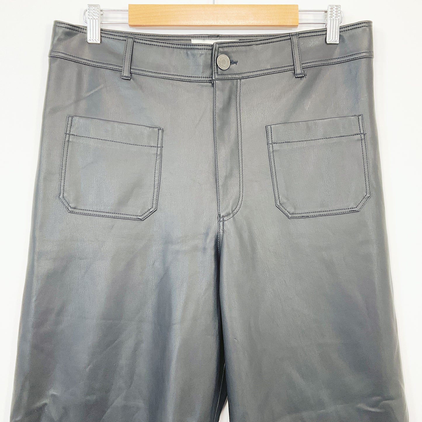 Zara - Faux Leather Pants