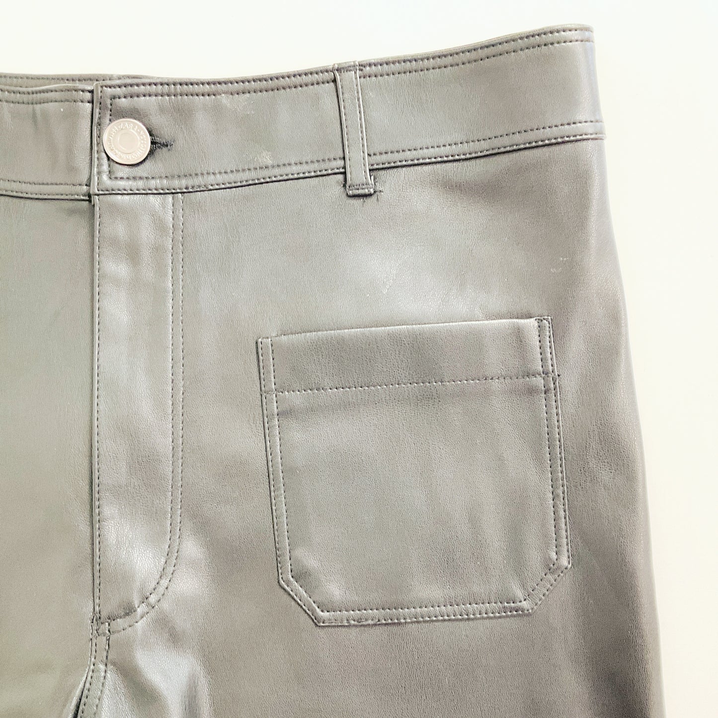 Zara - Faux Leather Pants