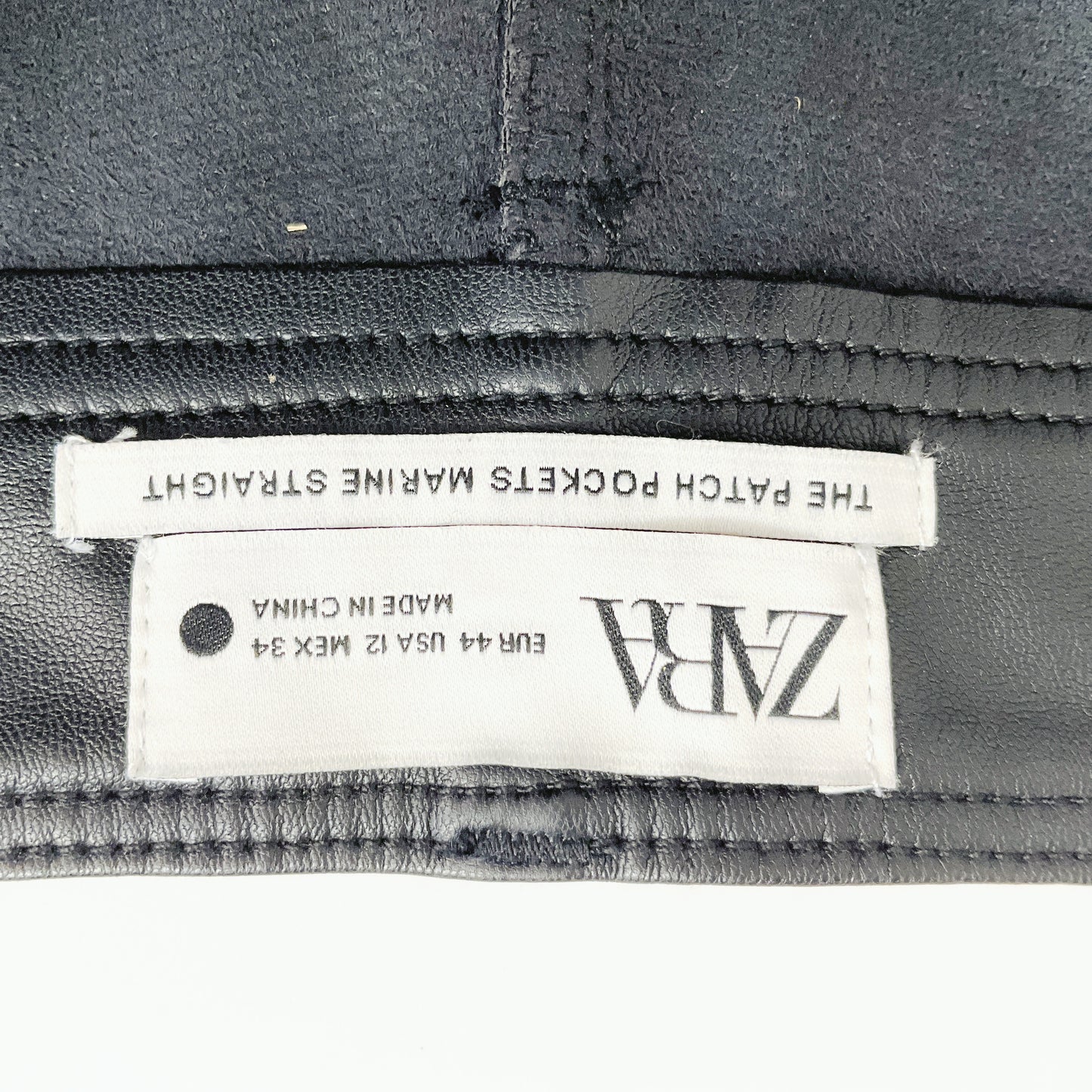 Zara - Faux Leather Pants