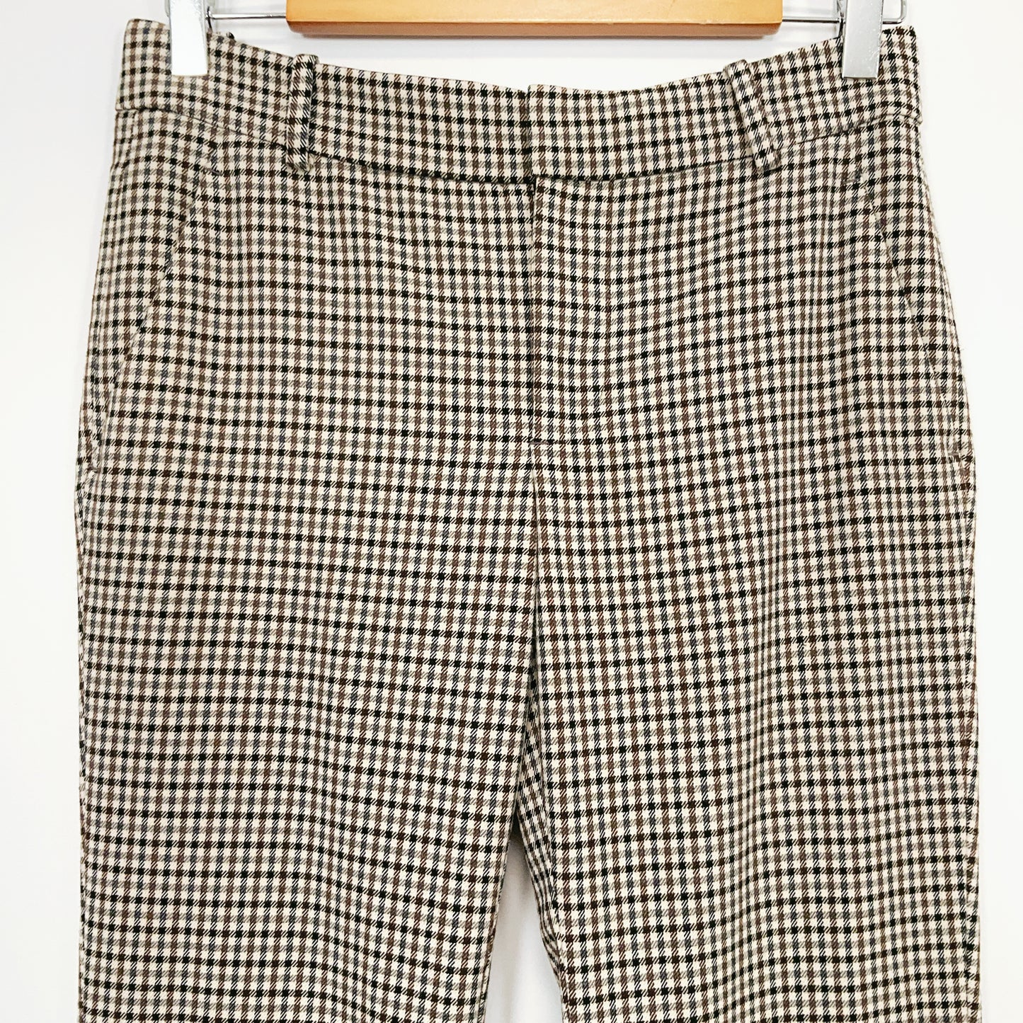 Zara - Houndstooth Pattern Pants
